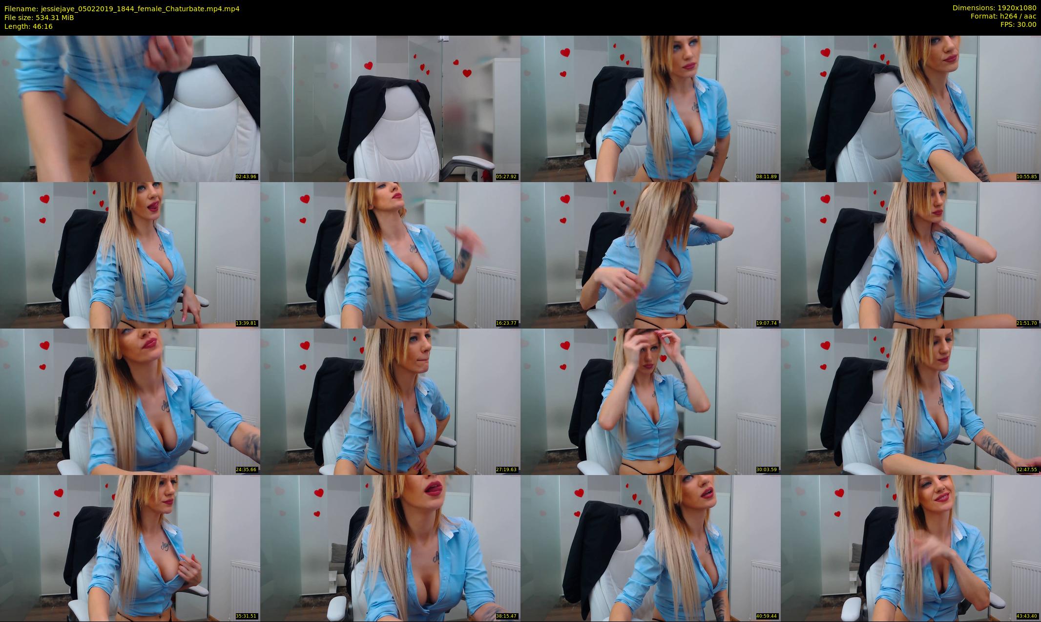 jessiejaye — 47 minute Chaturbate female cam show recording, 1080p, Feb 5, 2019