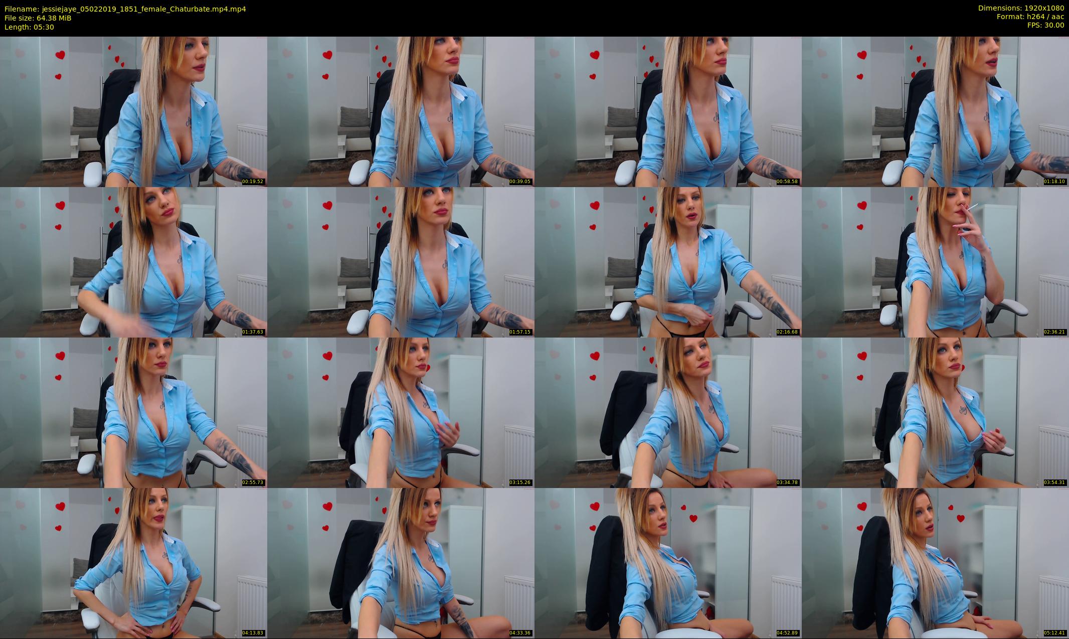 jessiejaye — 6 minute Chaturbate female cam show recording, 1080p, Feb 5, 2019