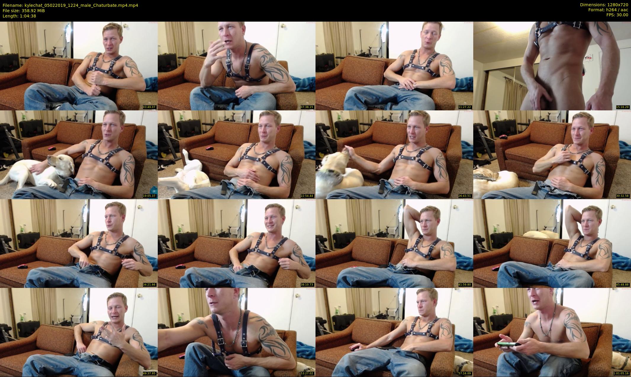 kylechat — 65 minute Chaturbate male cam show recording, 720p, Feb 5, 2019