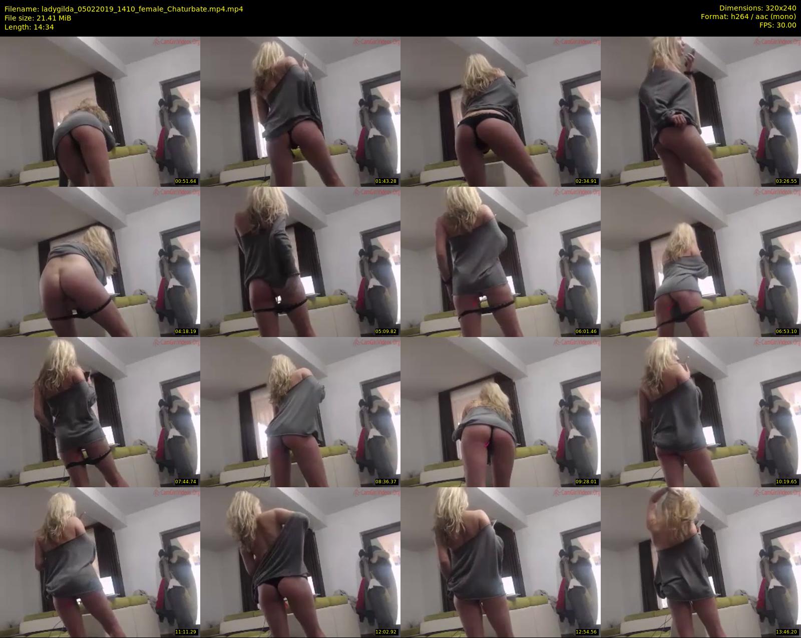 ladygilda — 15 minute Chaturbate female cam show recording, SD, Feb 5, 2019