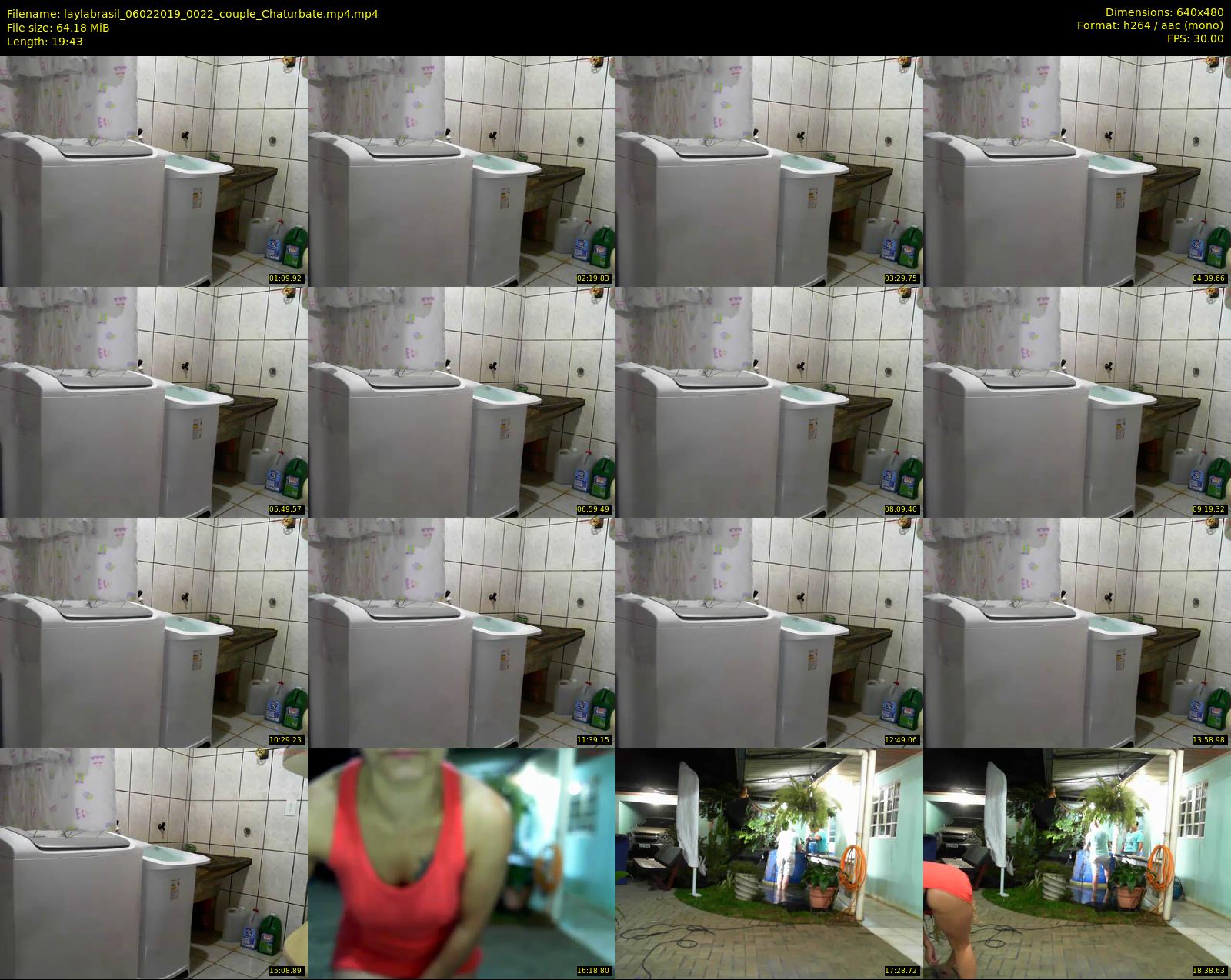 laylabrasil — 20 minute Chaturbate female cam show recording, 480p, Feb 6, 2019