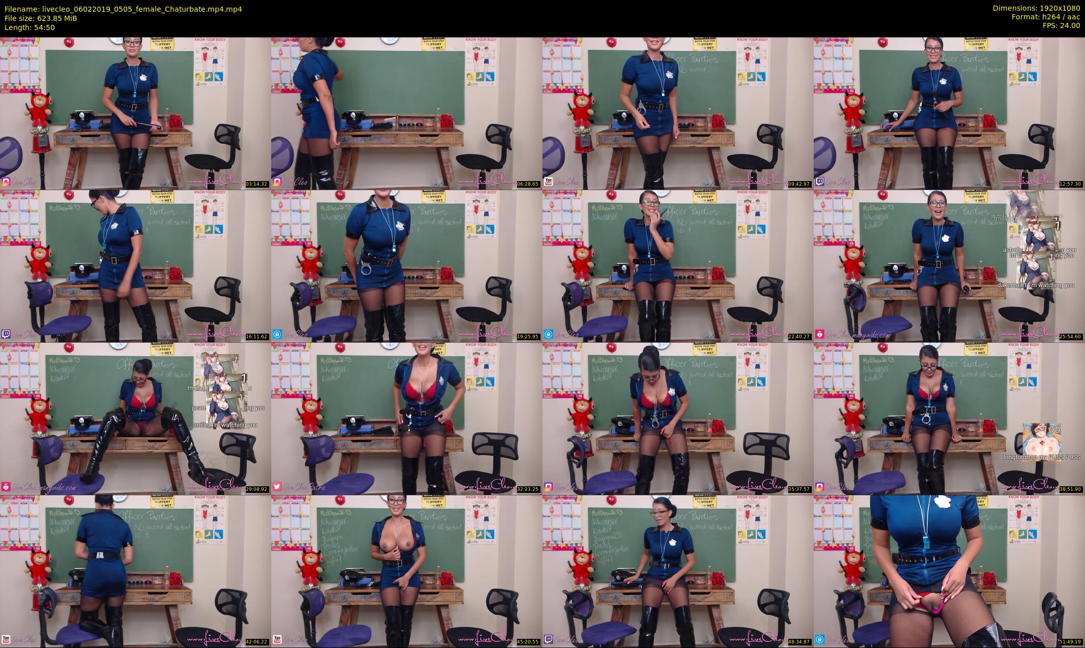 livecleo — 55 minute Chaturbate female cam show recording, 1080p, Feb 6, 2019