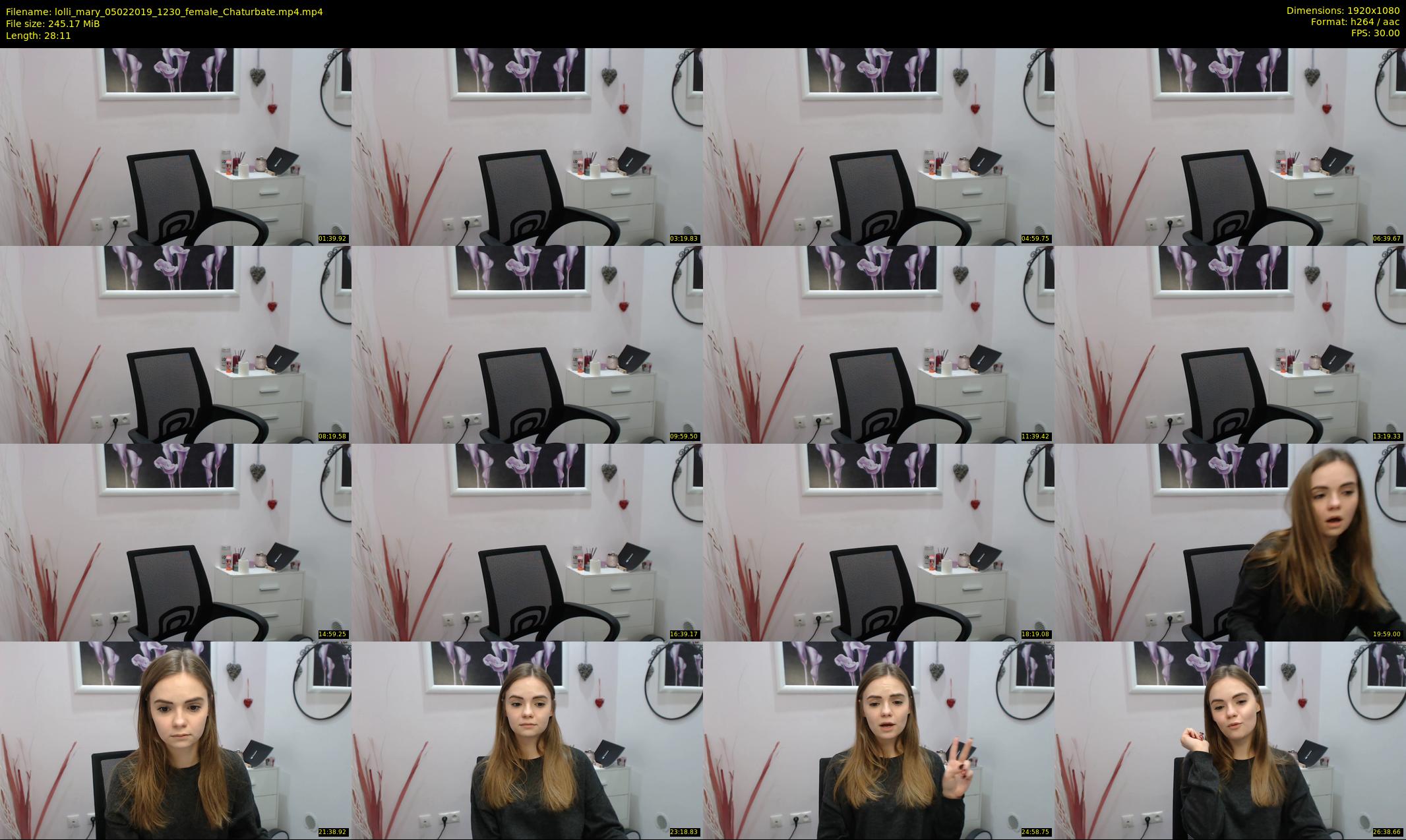 lolli_mary — 29 minute Chaturbate female cam show recording, 1080p, Feb 5, 2019
