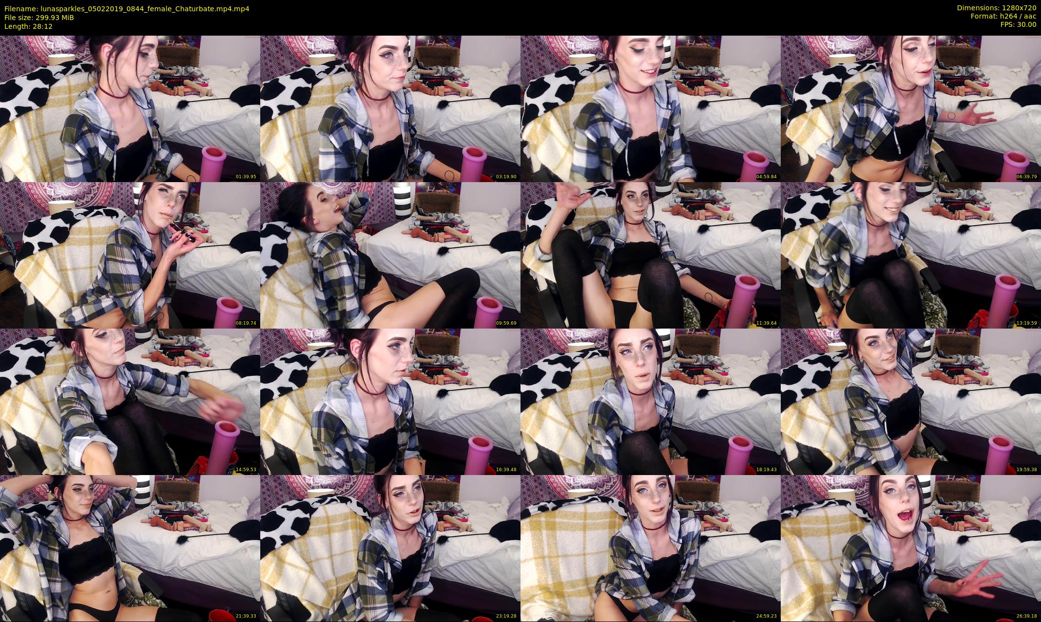 lunasparkles — 29 minute Chaturbate female cam show recording, 720p, Feb 5, 2019