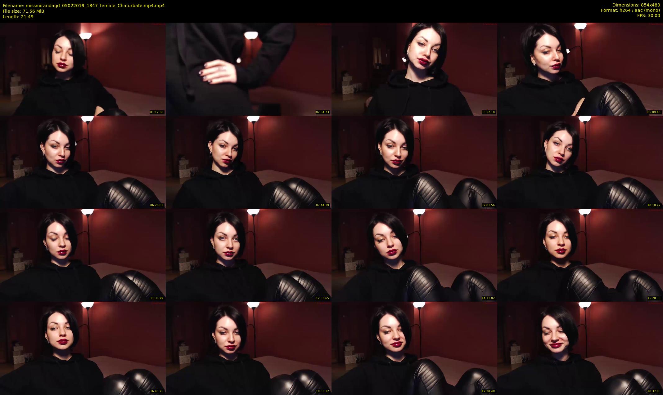 missmirandagd — 22 minute Chaturbate female cam show recording, 480p, Feb 5, 2019