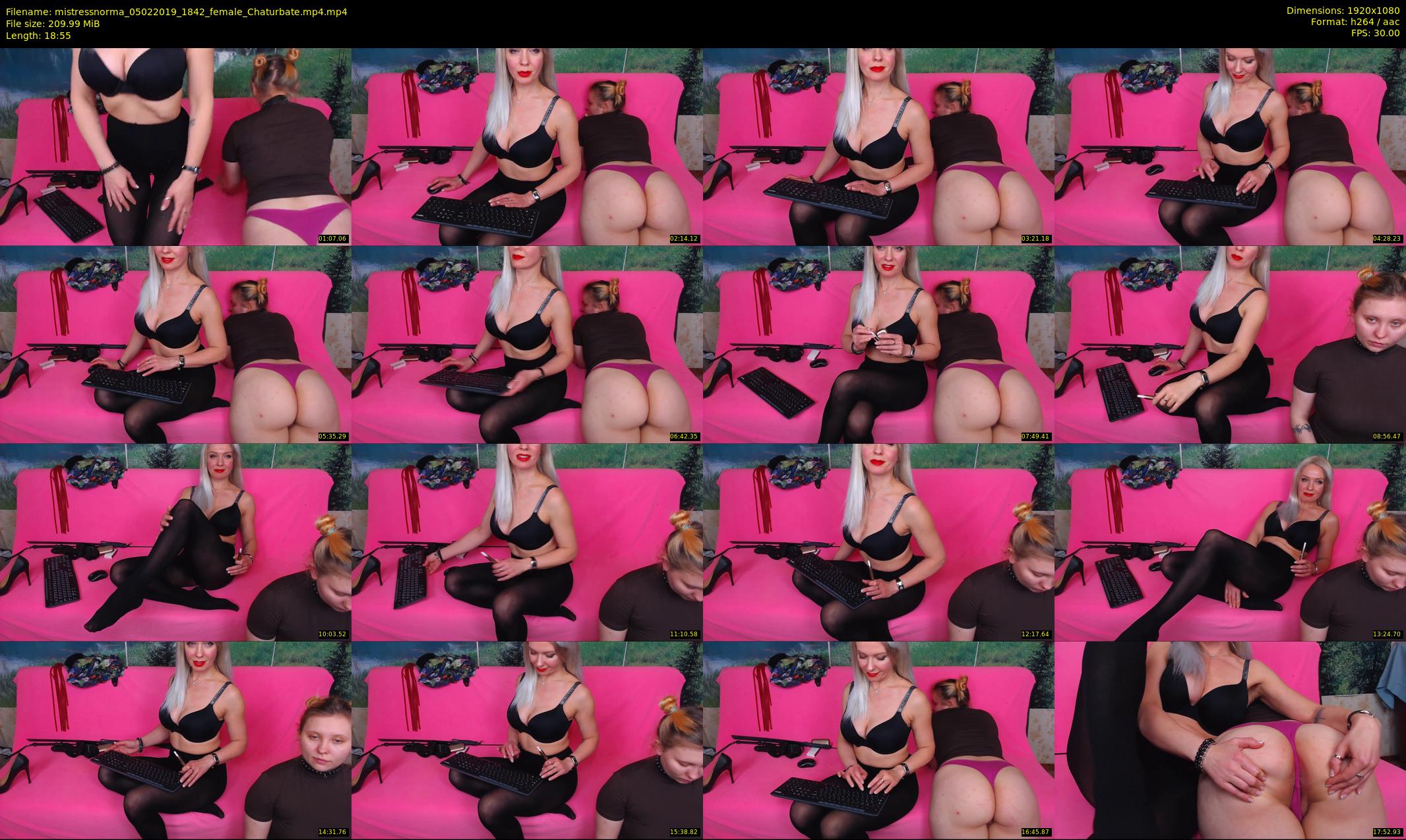 mistressnorma — 19 minute Chaturbate female cam show recording, 1080p, Feb 5, 2019