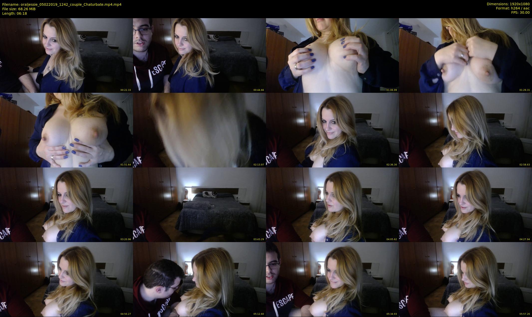 oraljessie — 7 minute Chaturbate couple cam show recording, 1080p, Feb 5, 2019