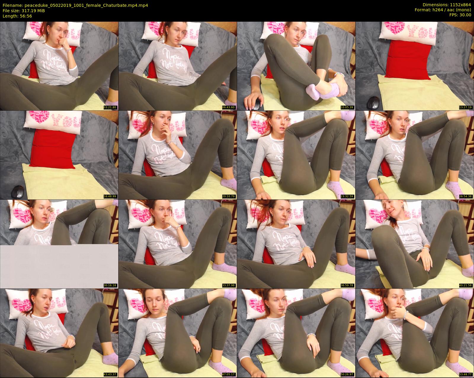 peaceduke — 57 minute Chaturbate female cam show recording, 720p, Feb 5, 2019