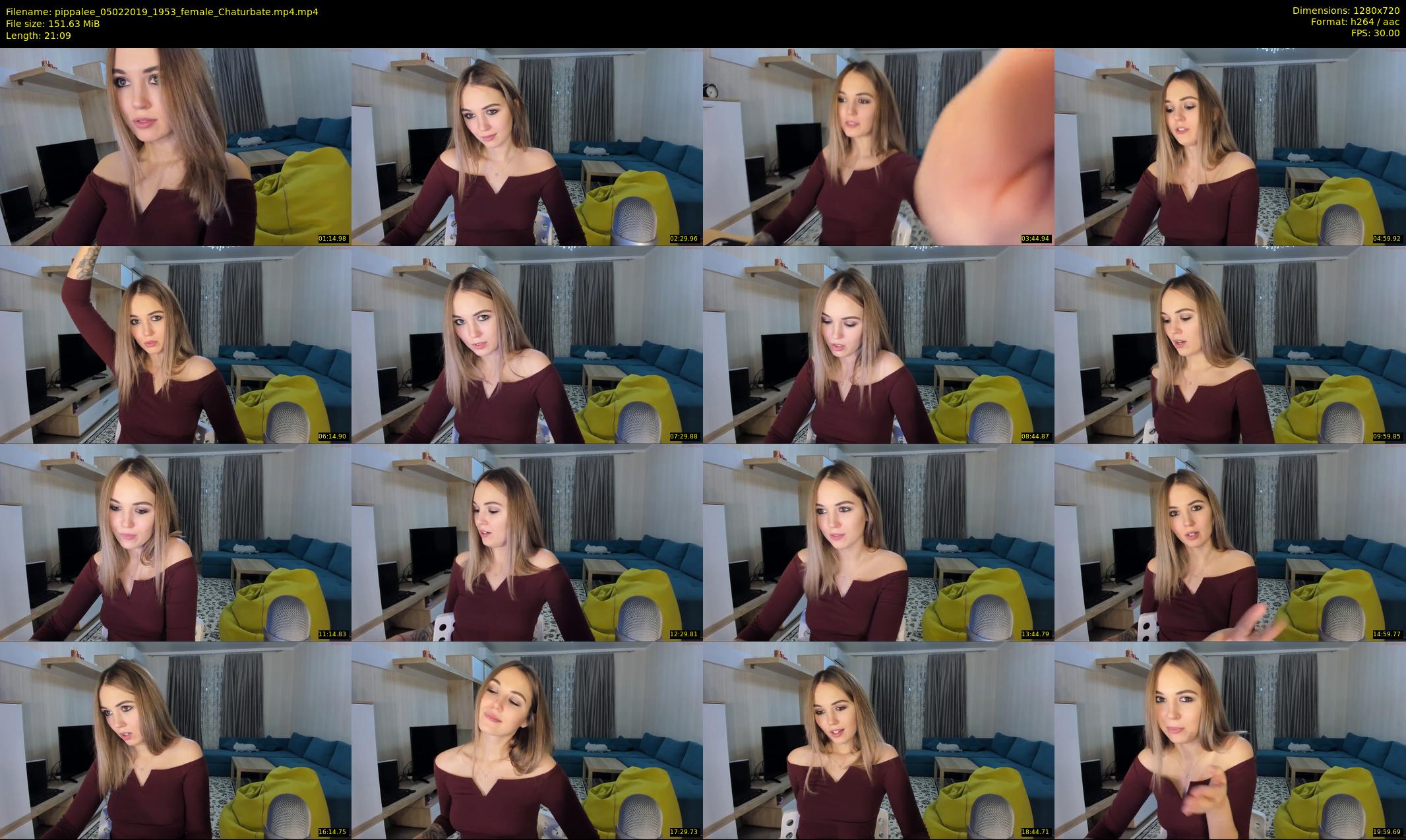 pippalee — 22 minute Chaturbate female cam show recording, 720p, Feb 5, 2019