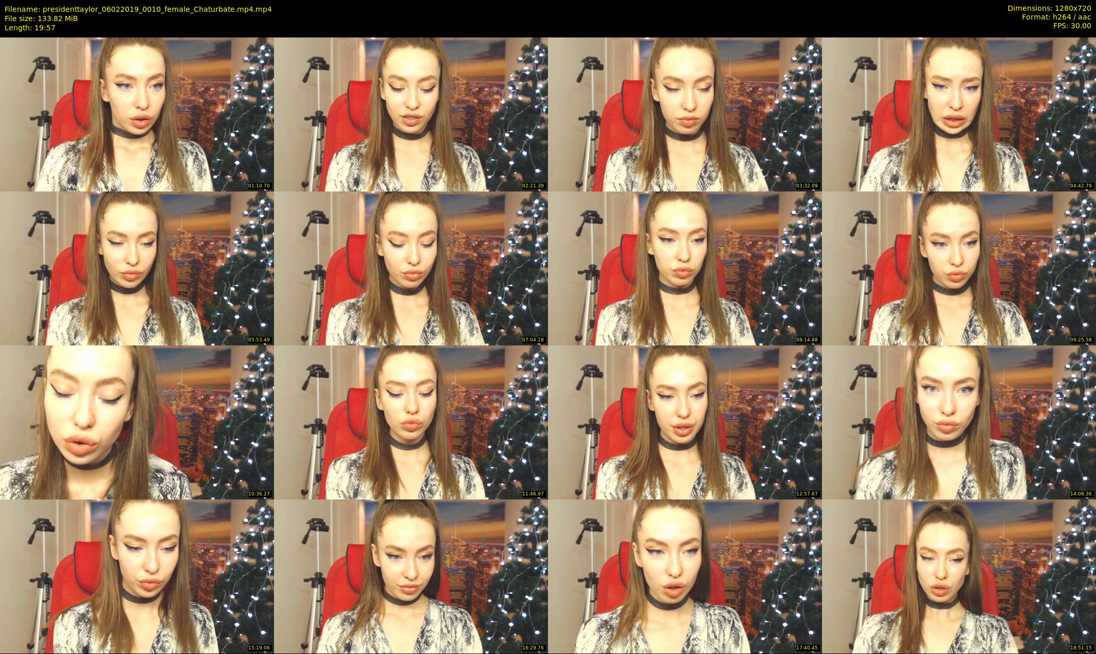 presidenttaylor — 20 minute Chaturbate female cam show recording, 720p, Feb 6, 2019