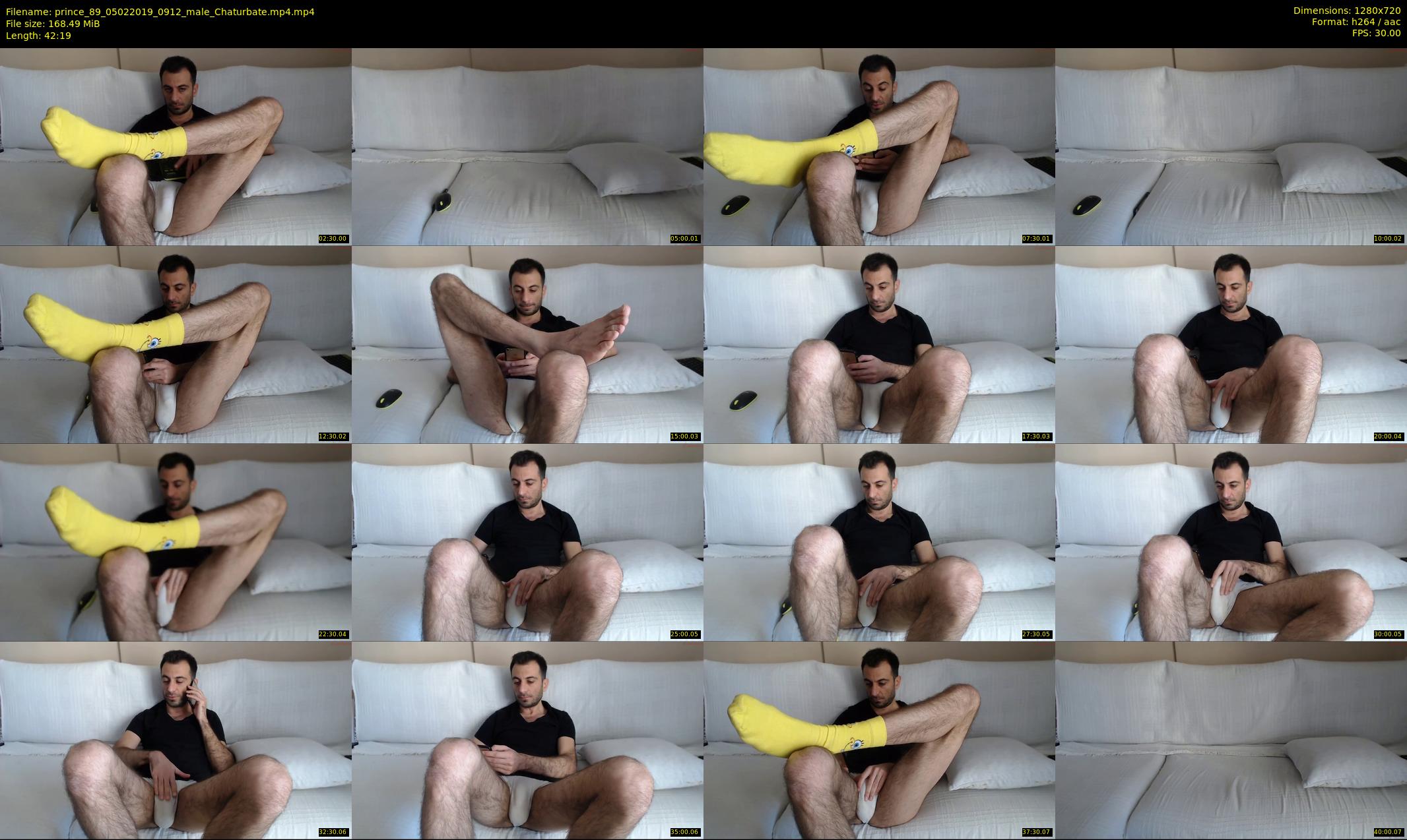 prince_89 — 43 minute Chaturbate male cam show recording, 720p, Feb 5, 2019