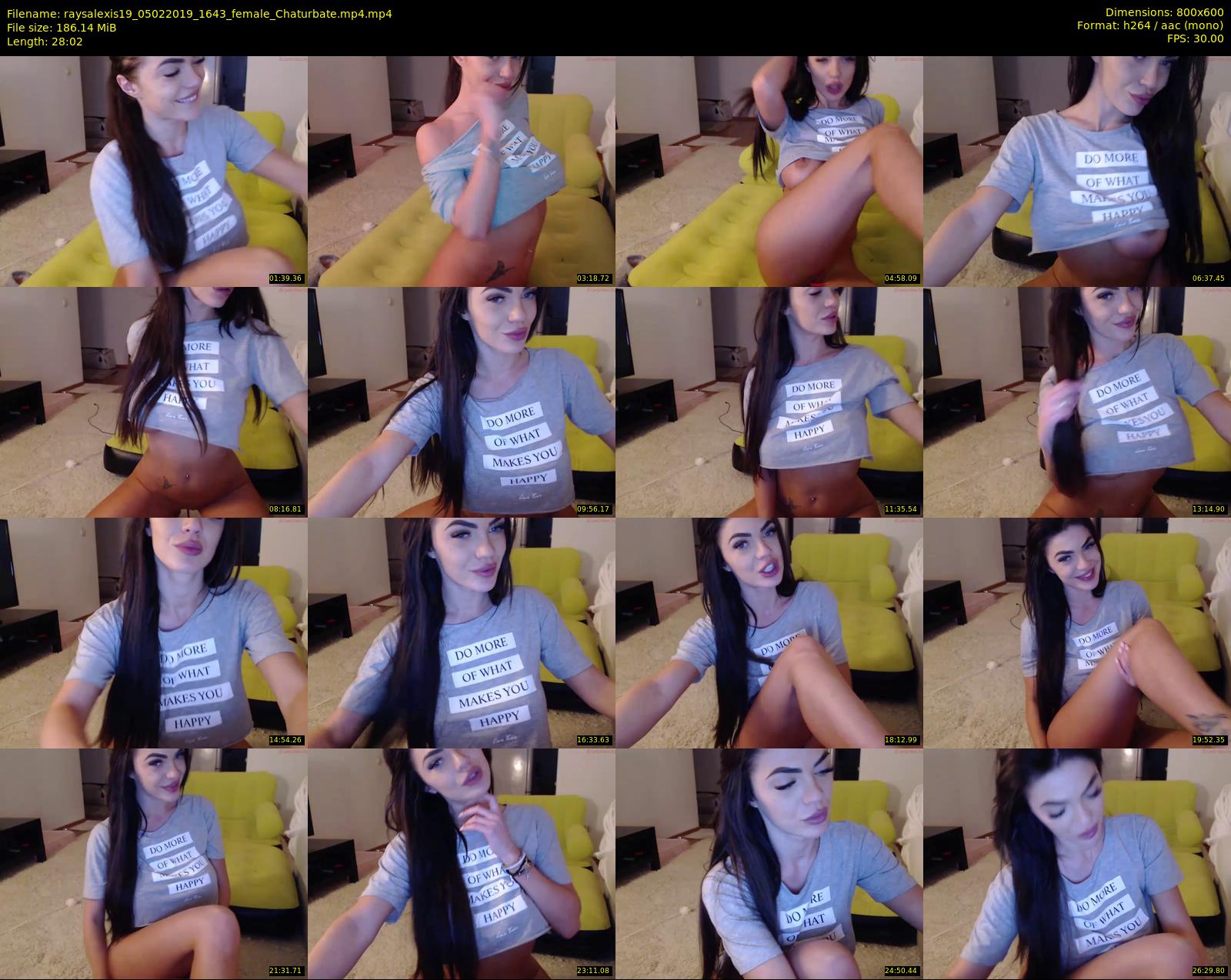raysalexis19 — 29 minute Chaturbate female cam show recording, 480p, Feb 5, 2019