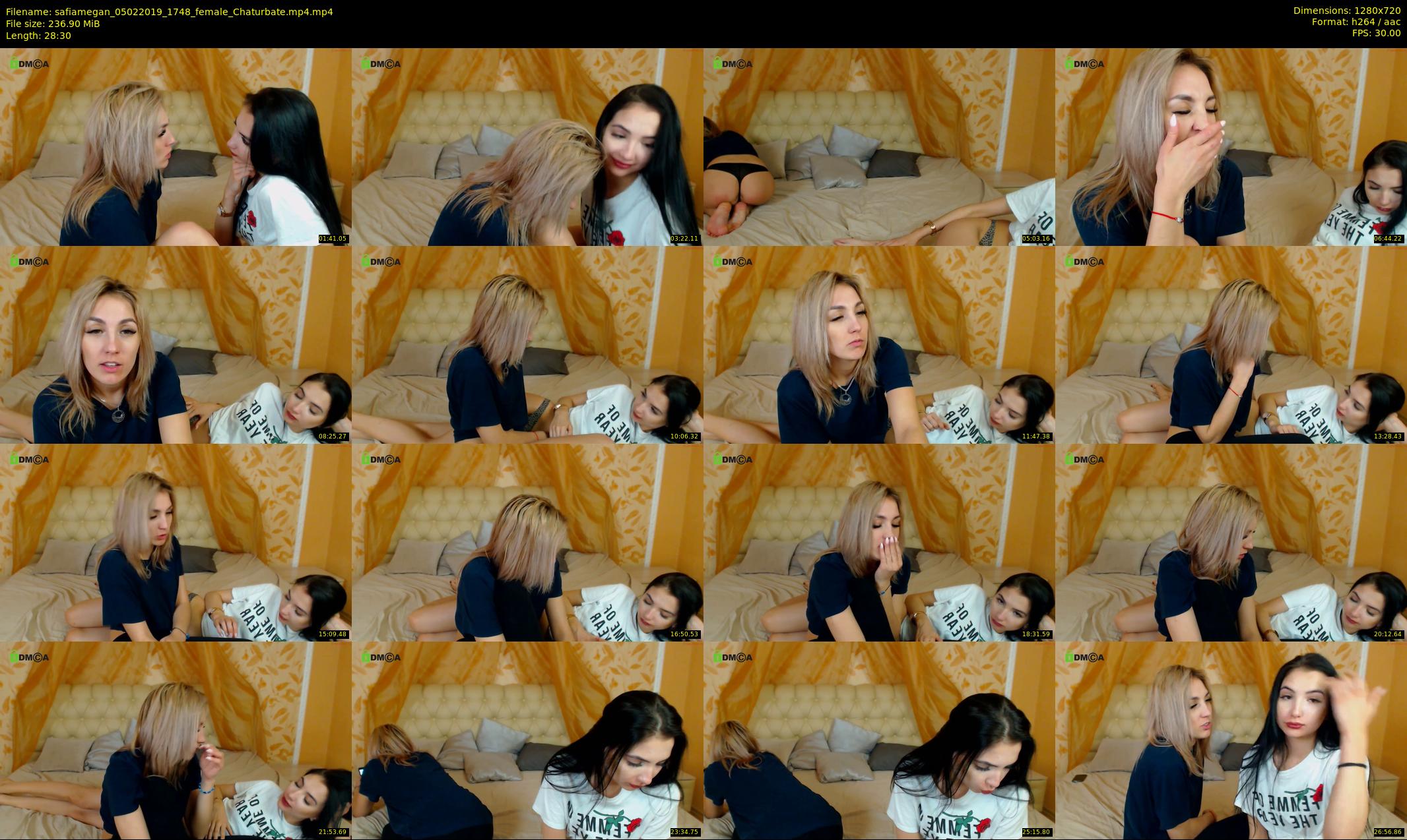 safiamegan — 29 minute Chaturbate couple cam show recording, 720p, Feb 5, 2019