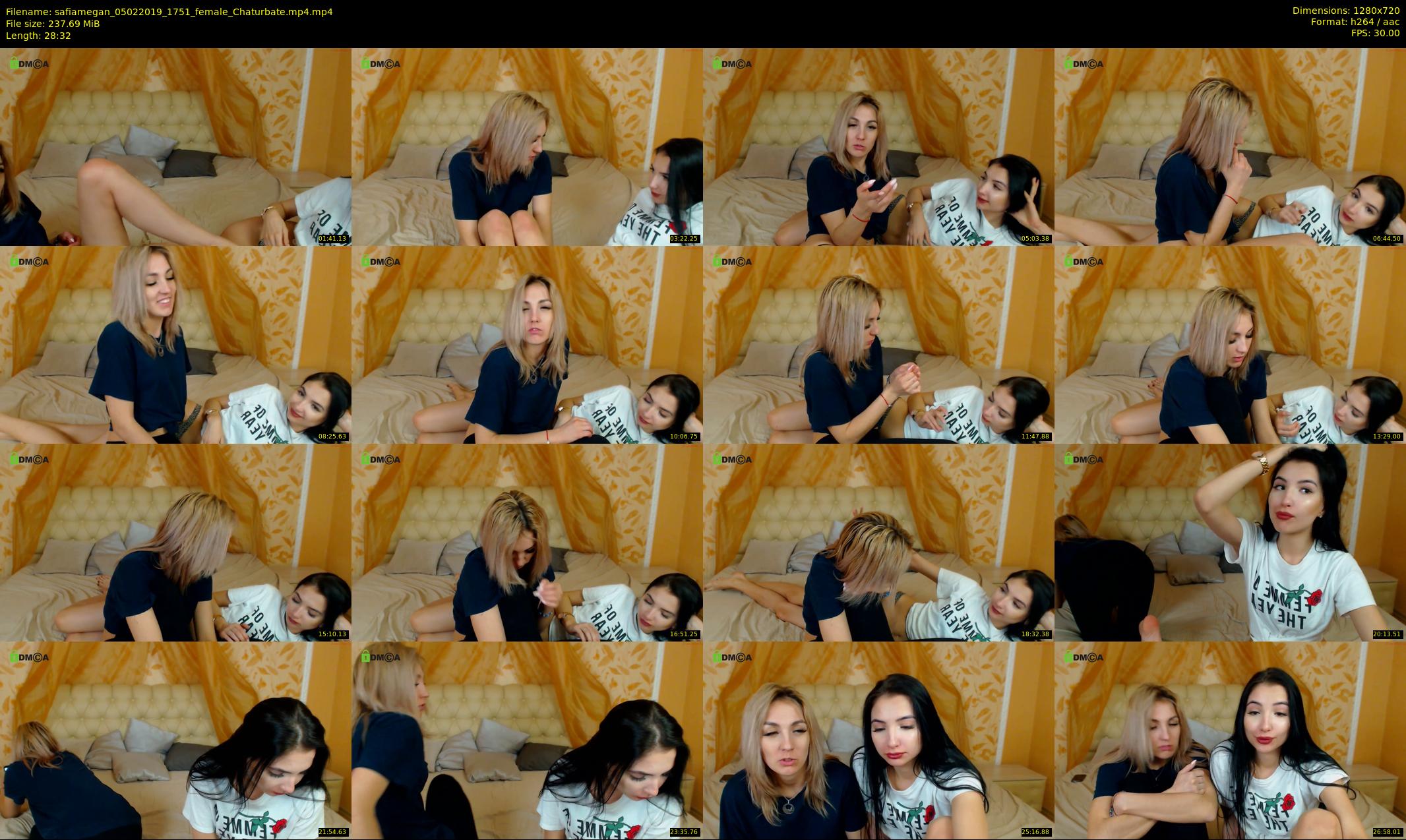 safiamegan — 29 minute Chaturbate couple cam show recording, 720p, Feb 5, 2019