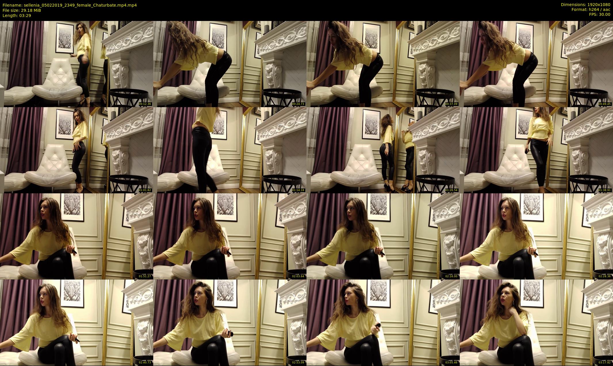 sellenia — 4 minute Chaturbate female cam show recording, 1080p, Feb 5, 2019