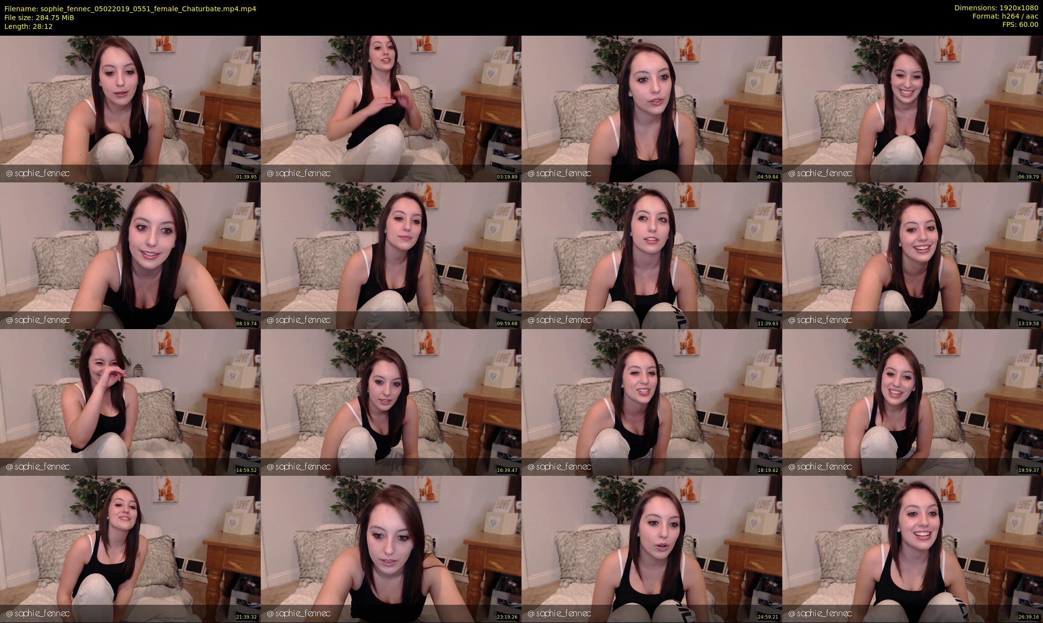 sophie_fennec — 29 minute Chaturbate female cam show recording, 1080p, Feb 5, 2019