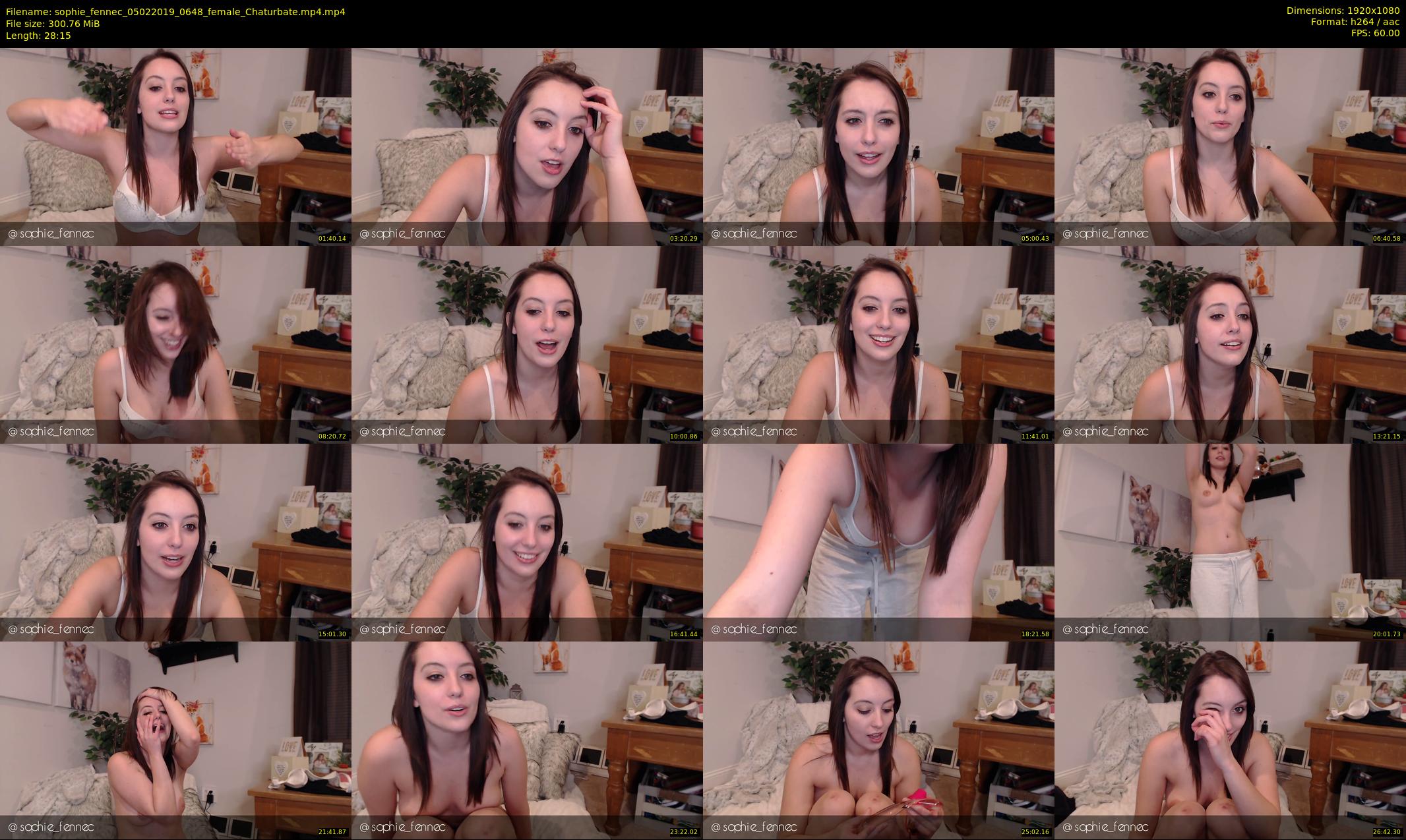sophie_fennec — 29 minute Chaturbate female cam show recording, 1080p, Feb 5, 2019