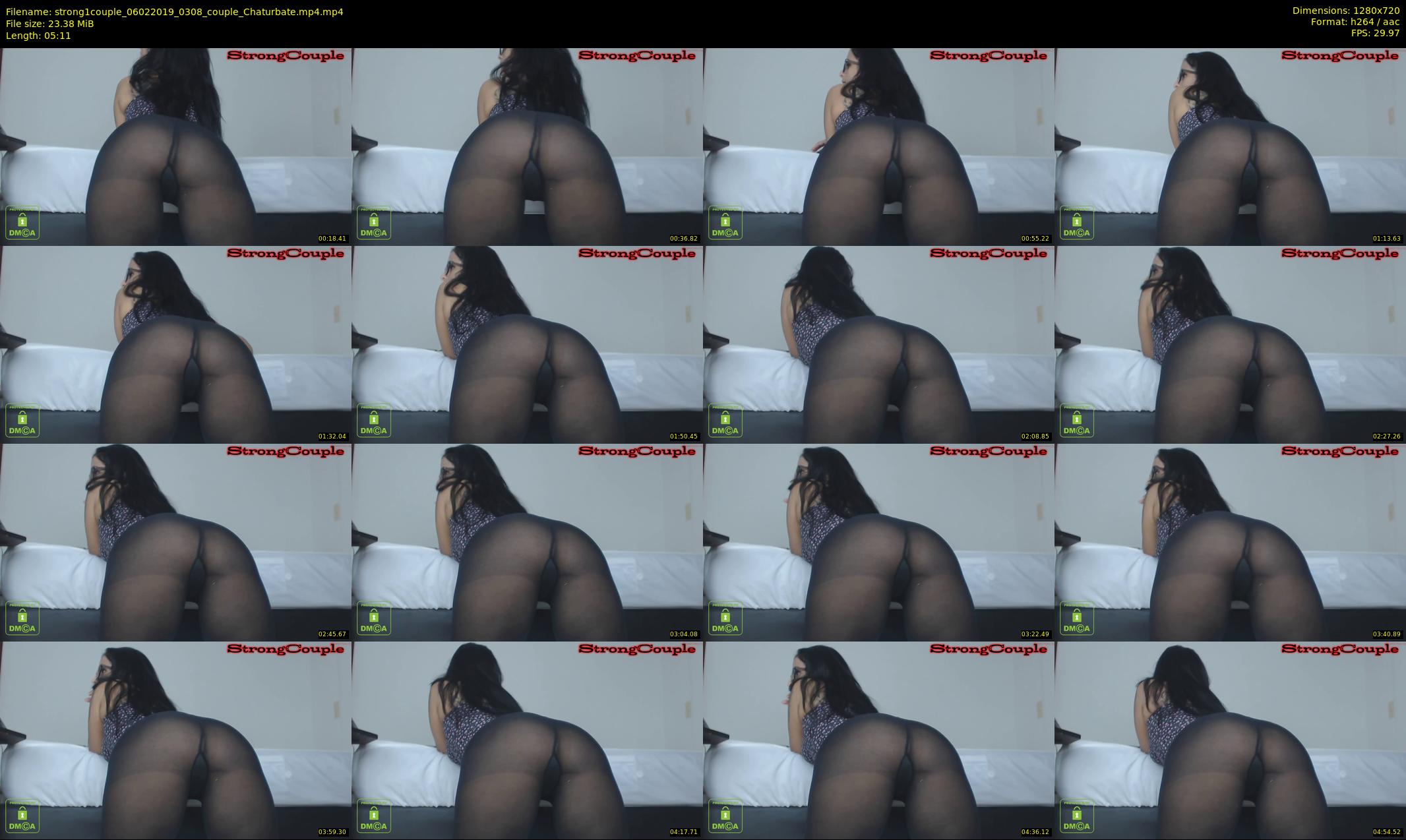 strong1couple — 6 minute Chaturbate couple cam show recording, 720p, Feb 6, 2019