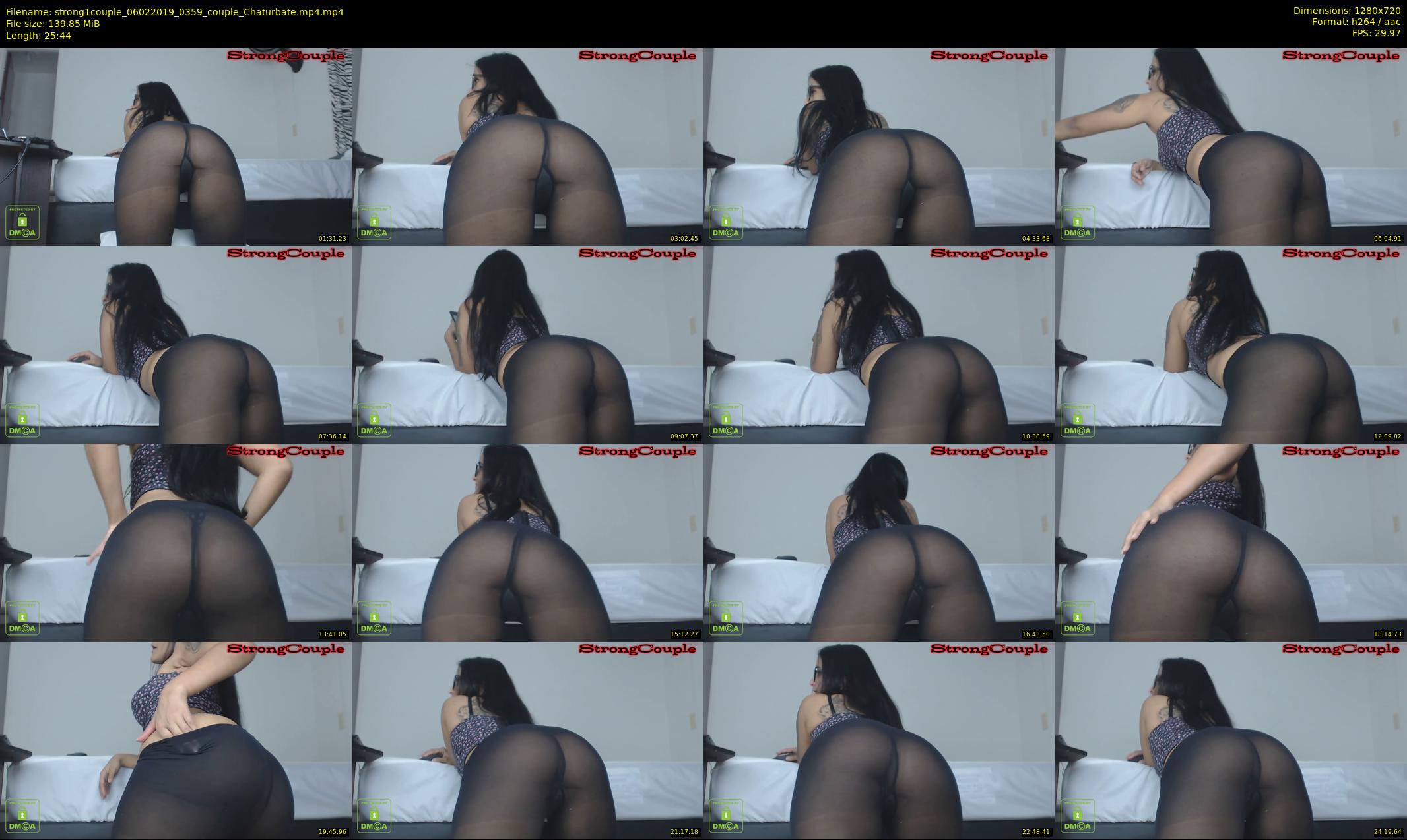 strong1couple — 26 minute Chaturbate couple cam show recording, 720p, Feb 6, 2019