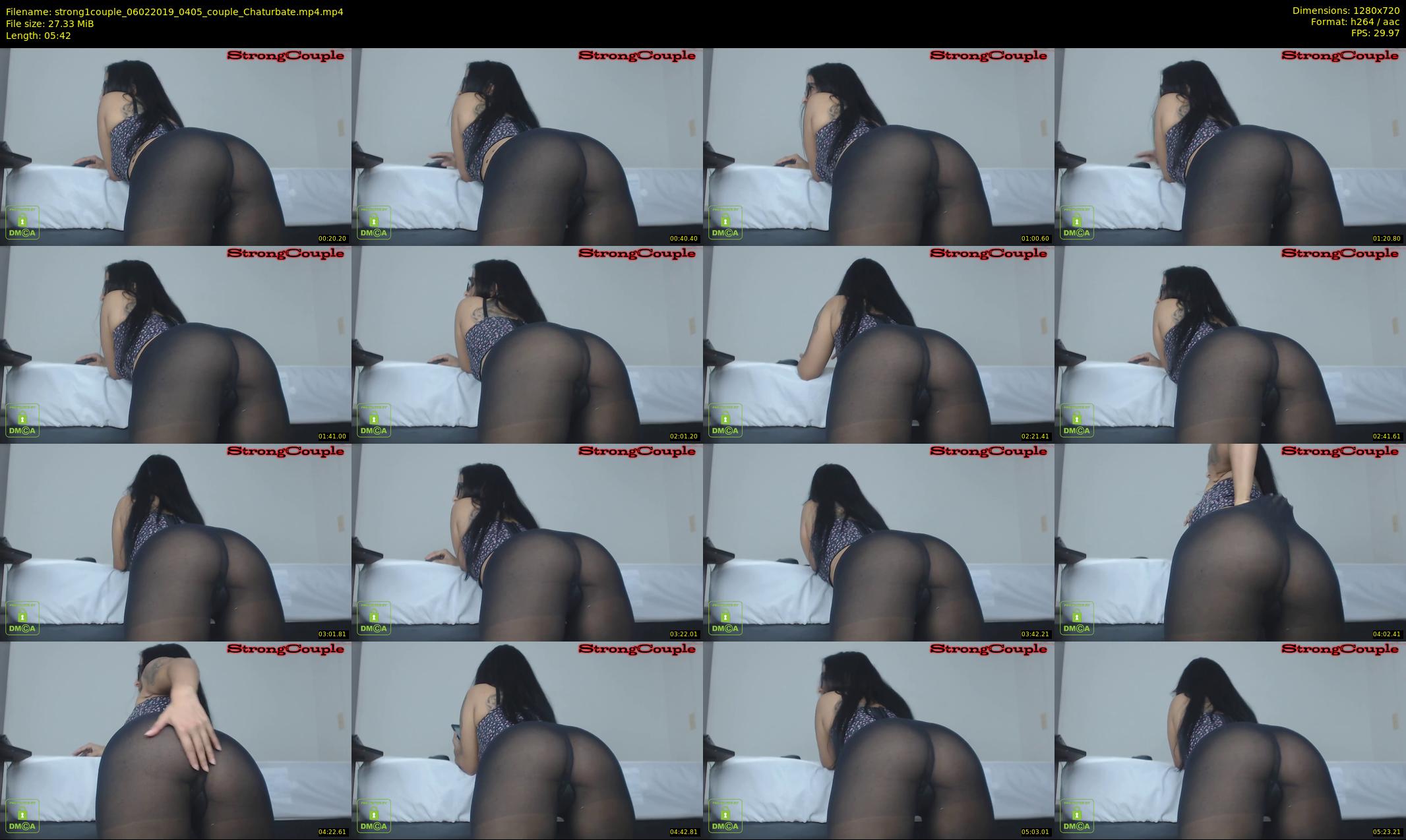 strong1couple — 6 minute Chaturbate couple cam show recording, 720p, Feb 6, 2019