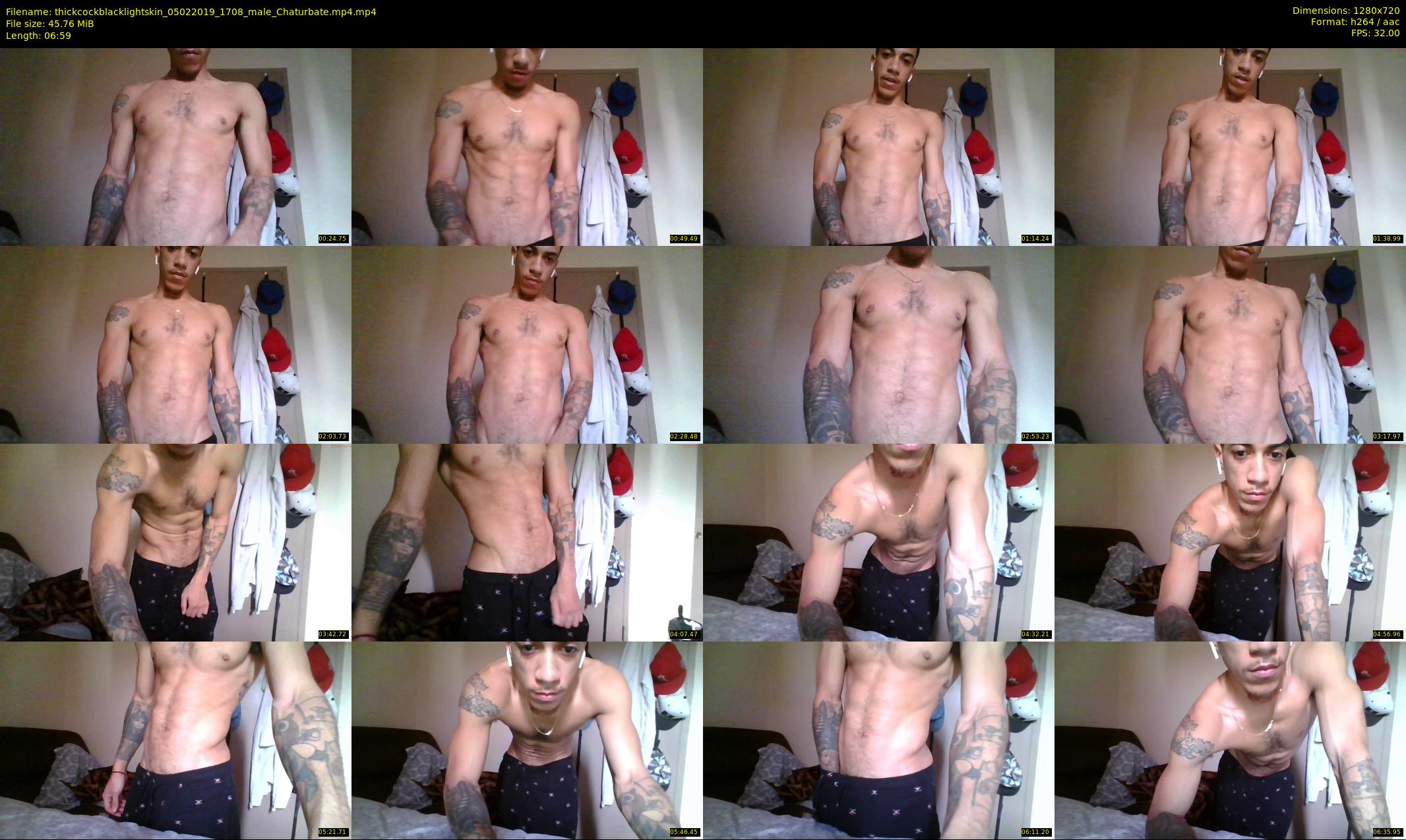 thickcockblacklightskin — 7 minute Chaturbate male cam show recording, 720p, Feb 5, 2019