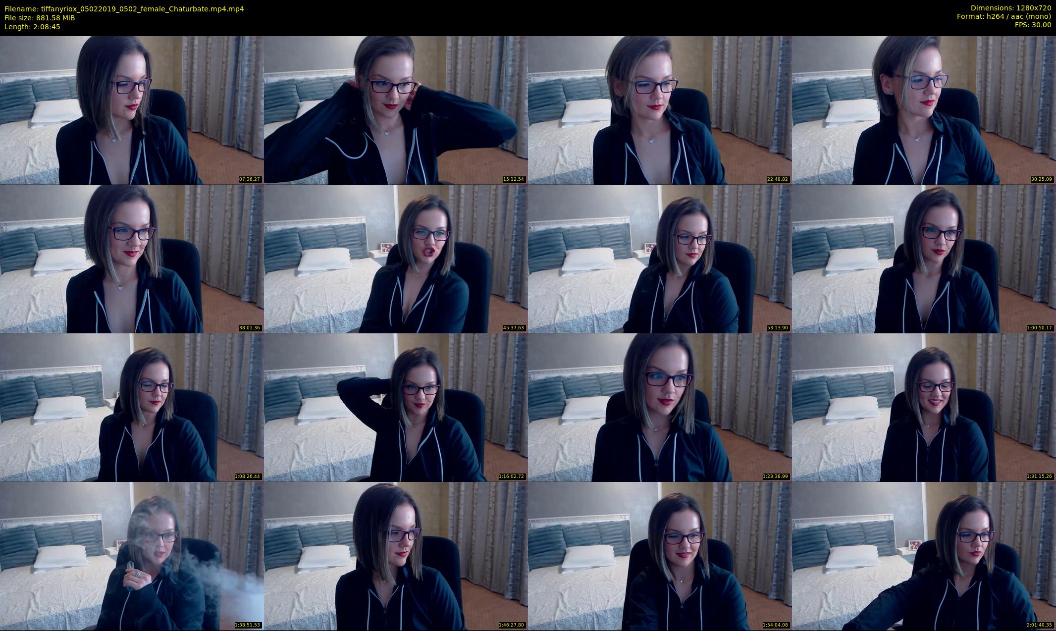 tiffanyriox — 129 minute Chaturbate female cam show recording, 720p, Feb 5, 2019