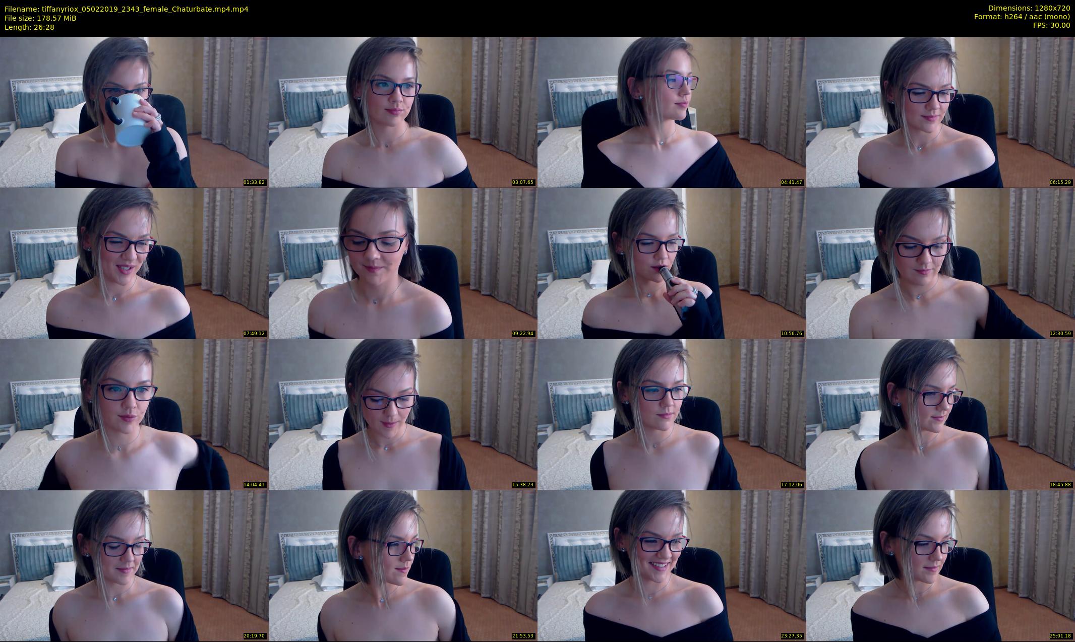 tiffanyriox — 27 minute Chaturbate female cam show recording, 720p, Feb 5, 2019