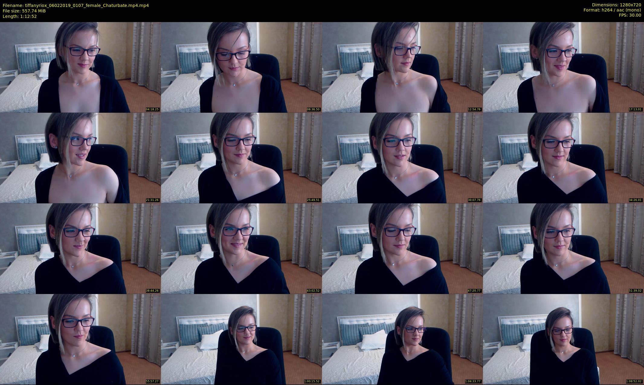 tiffanyriox — 73 minute Chaturbate female cam show recording, 720p, Feb 6, 2019