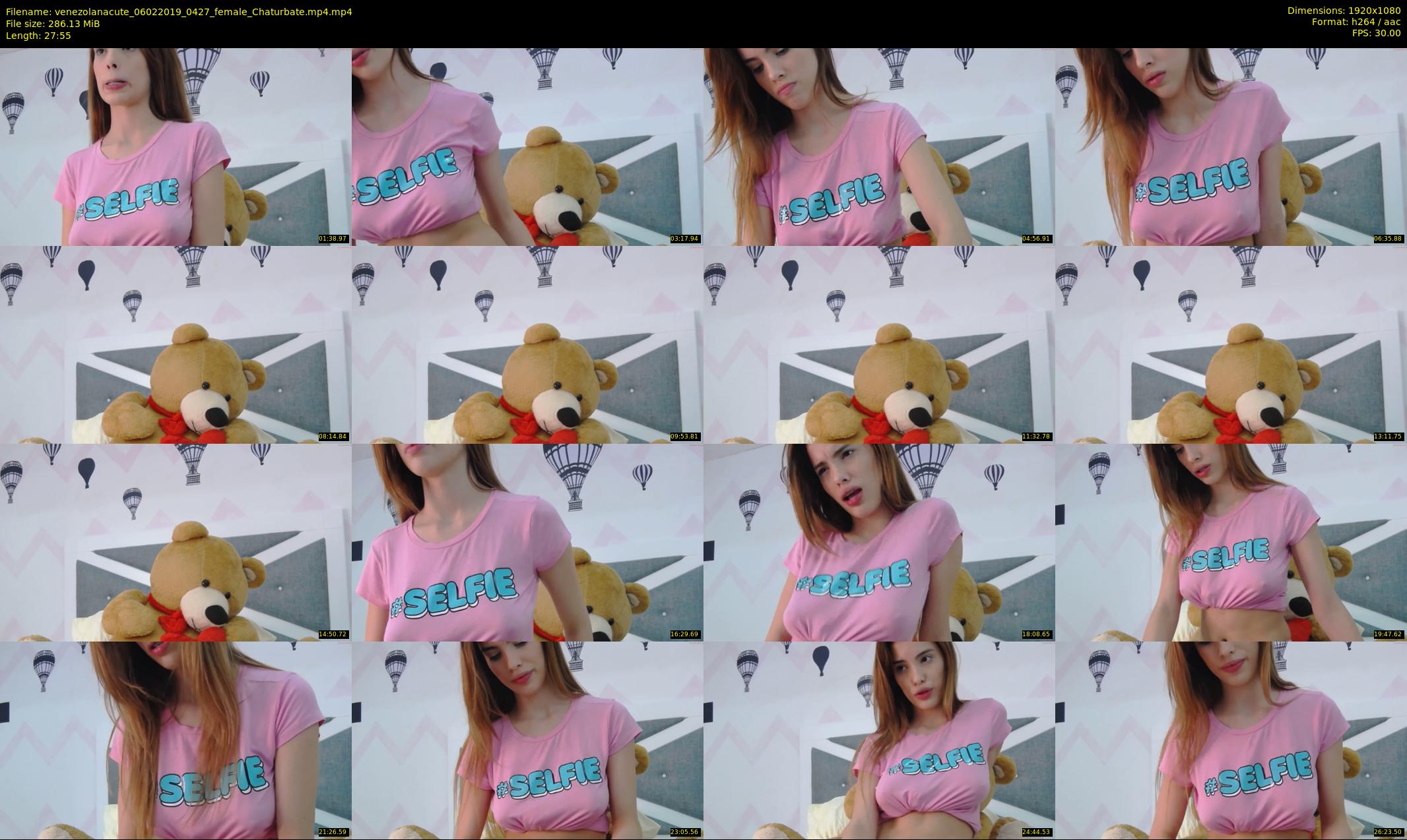 venezolanacute — 28 minute Chaturbate female cam show recording, 1080p, Feb 6, 2019