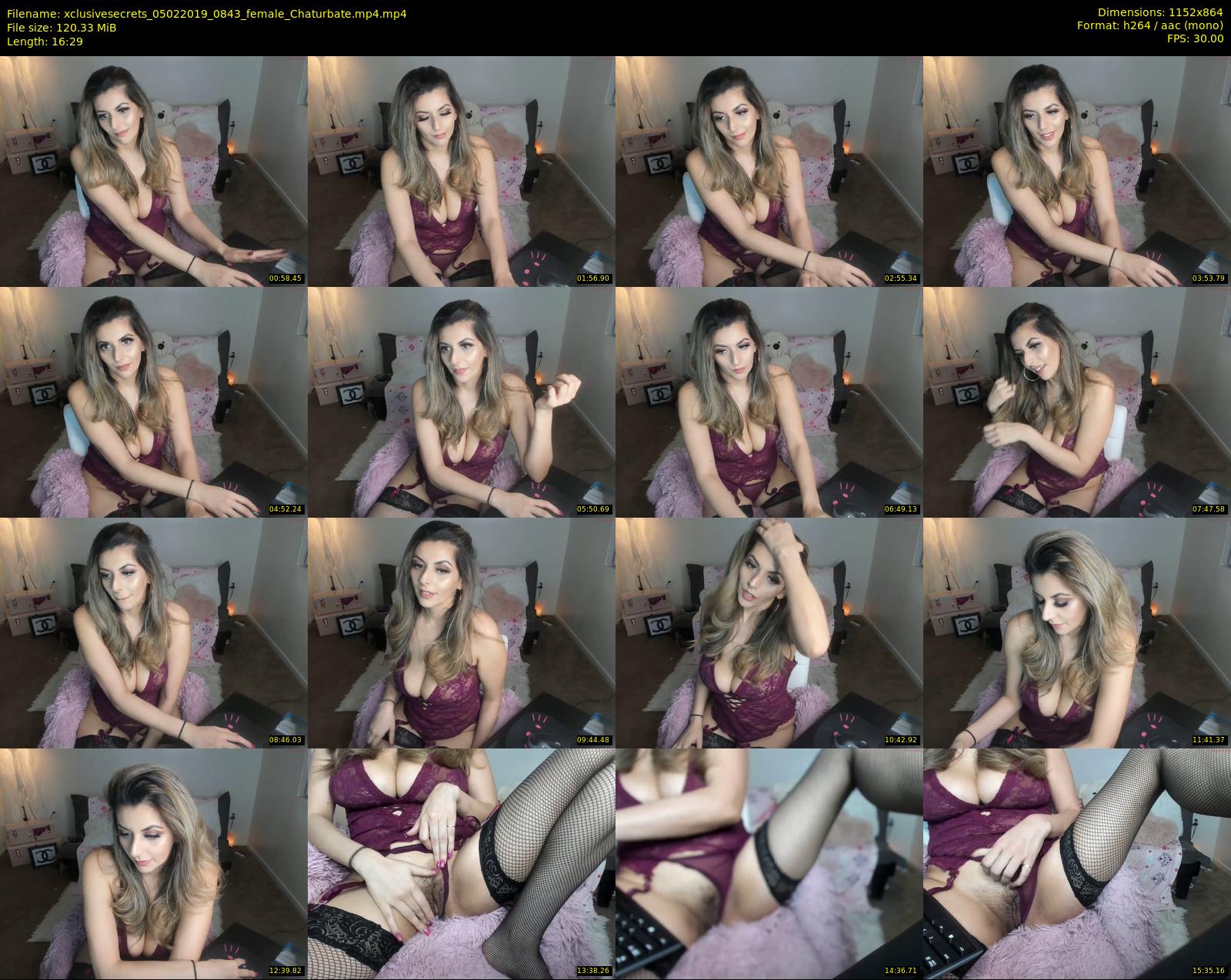 xclusivesecrets — 17 minute Chaturbate female cam show recording, 720p, Feb 5, 2019