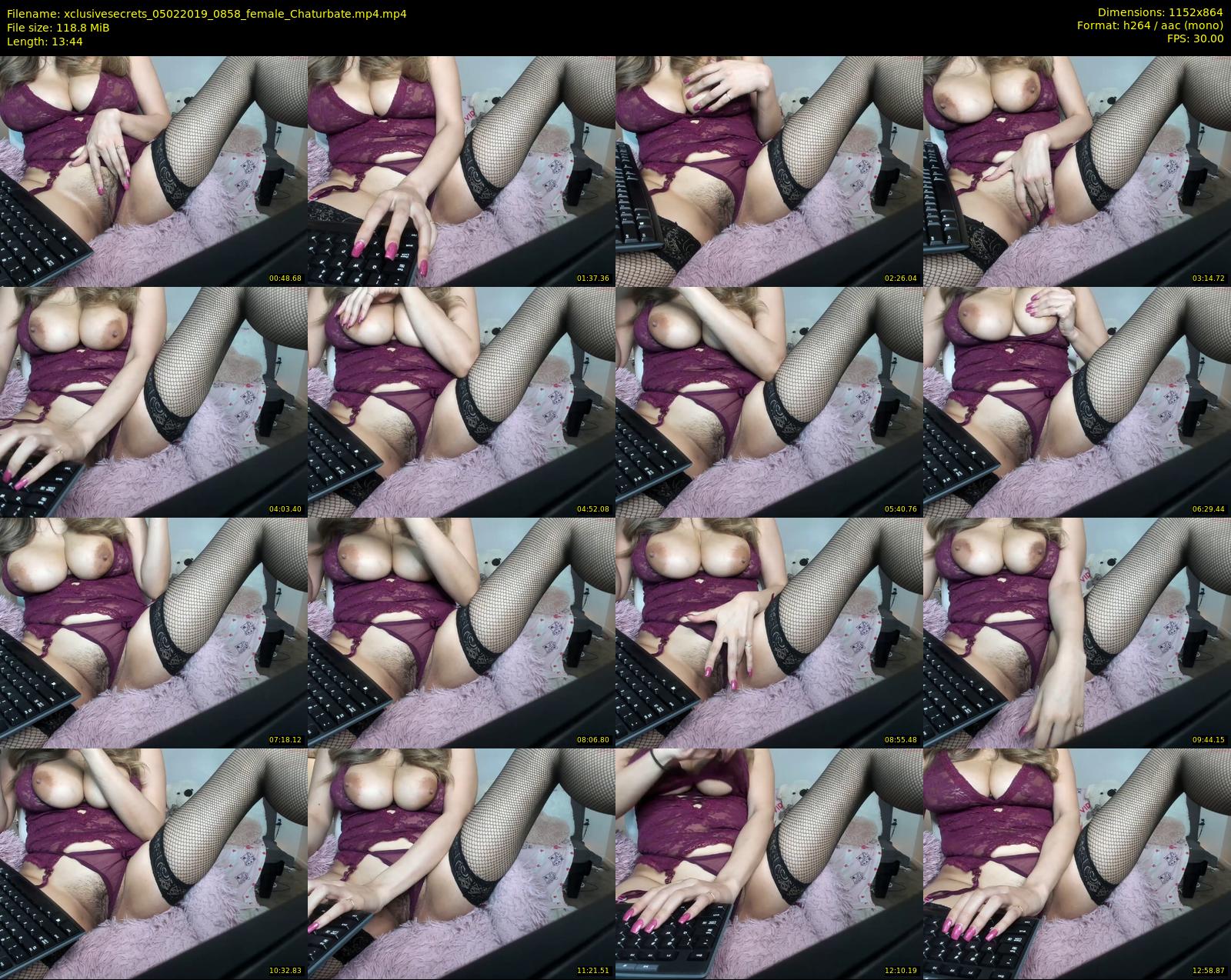 xclusivesecrets — 14 minute Chaturbate female cam show recording, 720p, Feb 5, 2019
