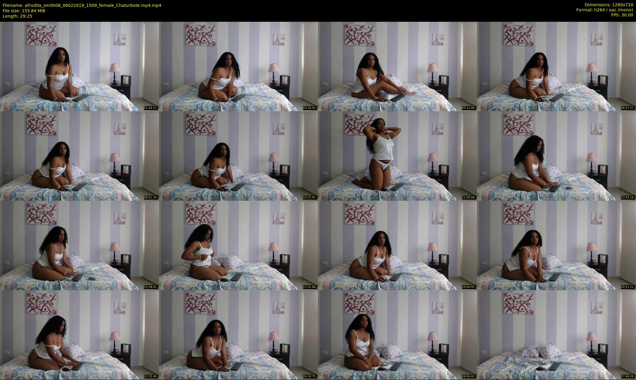 afrodita_smith08 — 30 minute Chaturbate female cam show recording, 720p, Feb 6, 2019