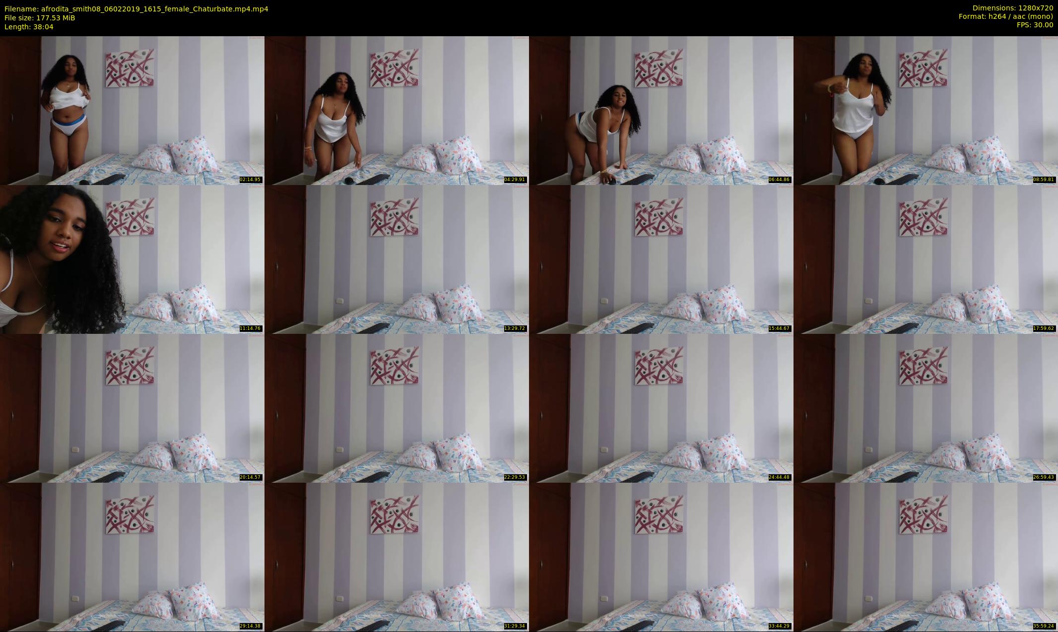 afrodita_smith08 — 39 minute Chaturbate female cam show recording, 720p, Feb 6, 2019