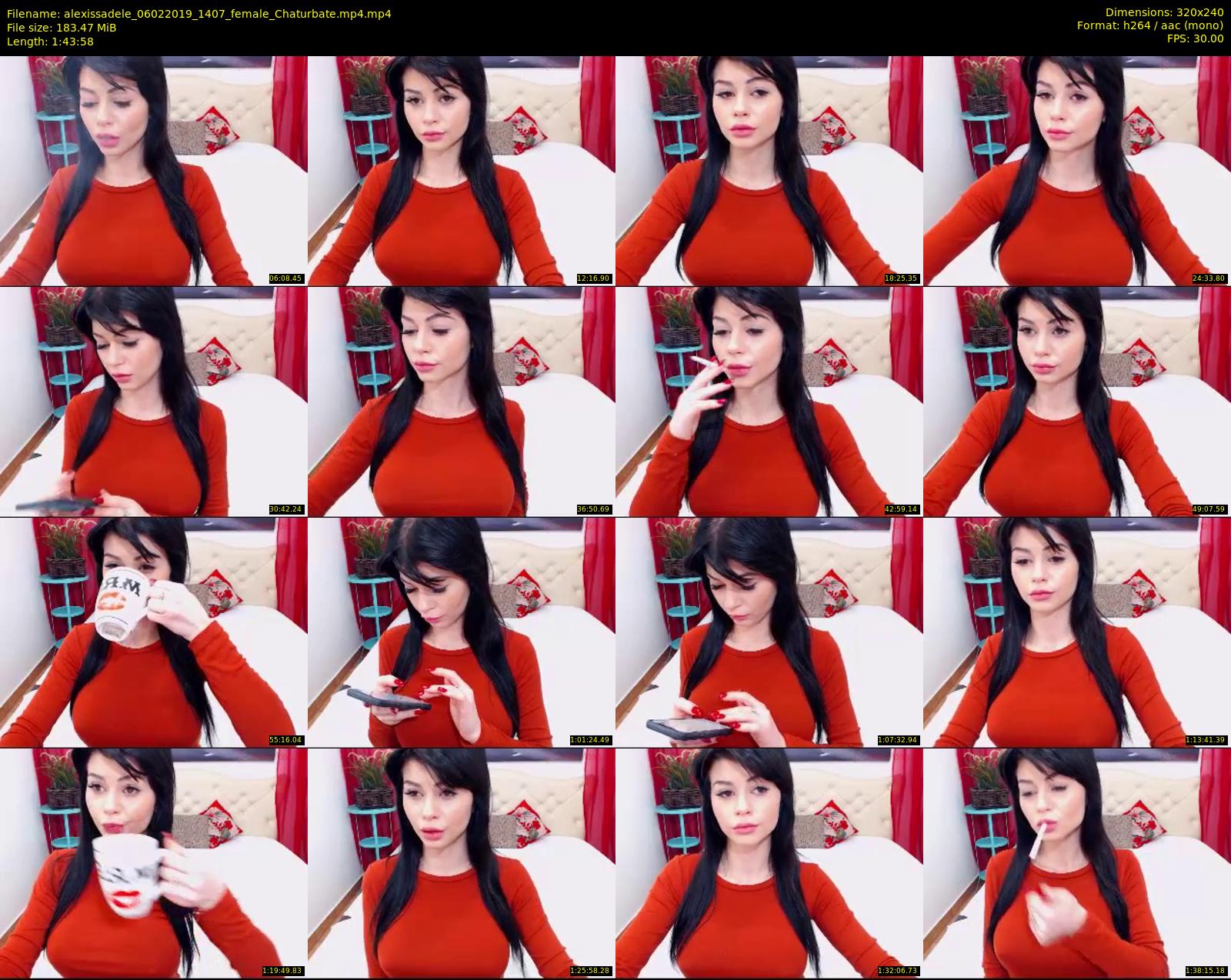 alexissadele — 104 minute Chaturbate female cam show recording, SD, Feb 6, 2019