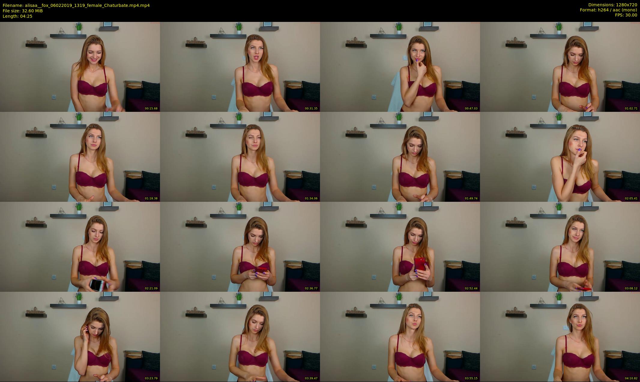 alisaa__fox — 5 minute Chaturbate female cam show recording, 720p, Feb 6, 2019