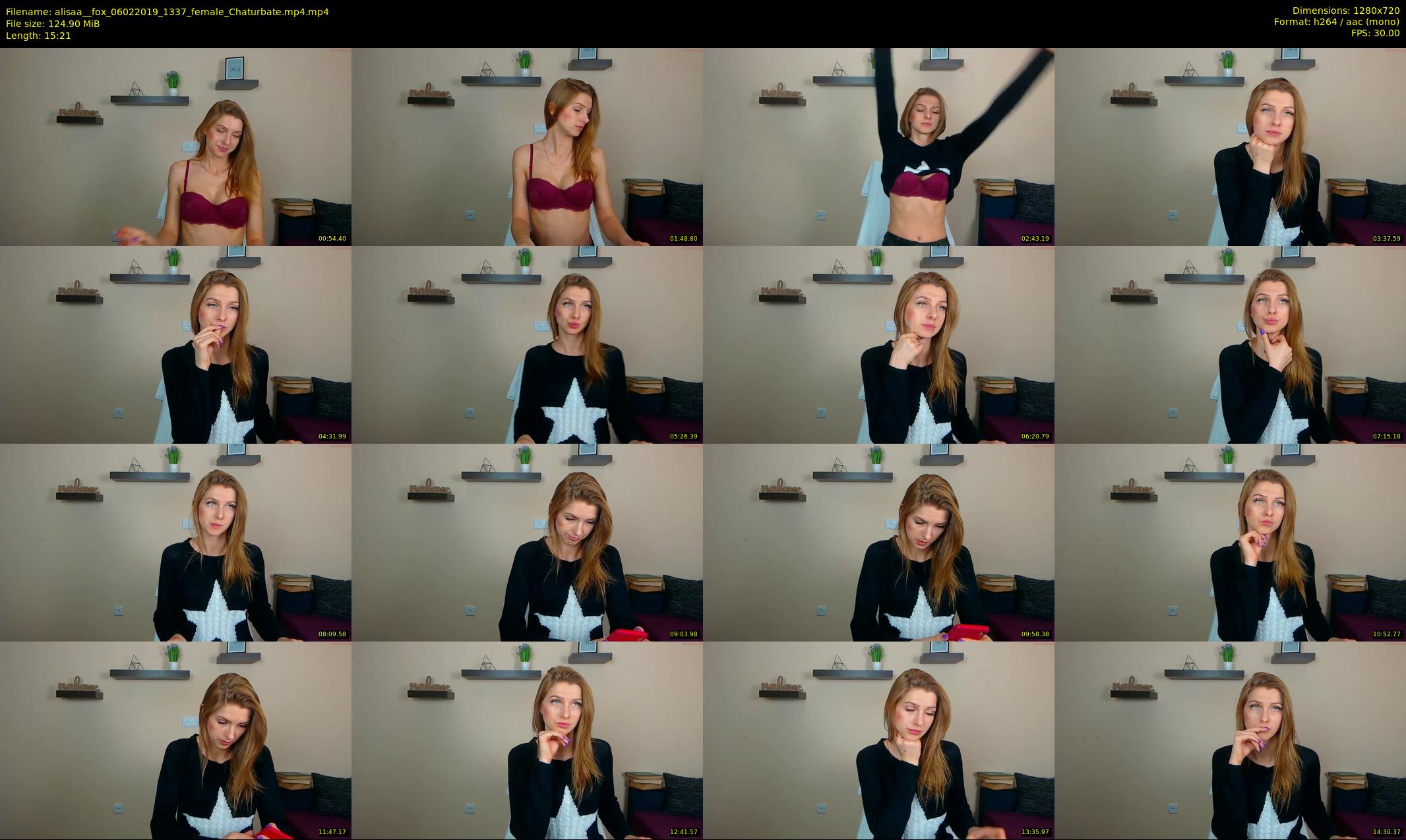 alisaa__fox — 16 minute Chaturbate female cam show recording, 720p, Feb 6, 2019