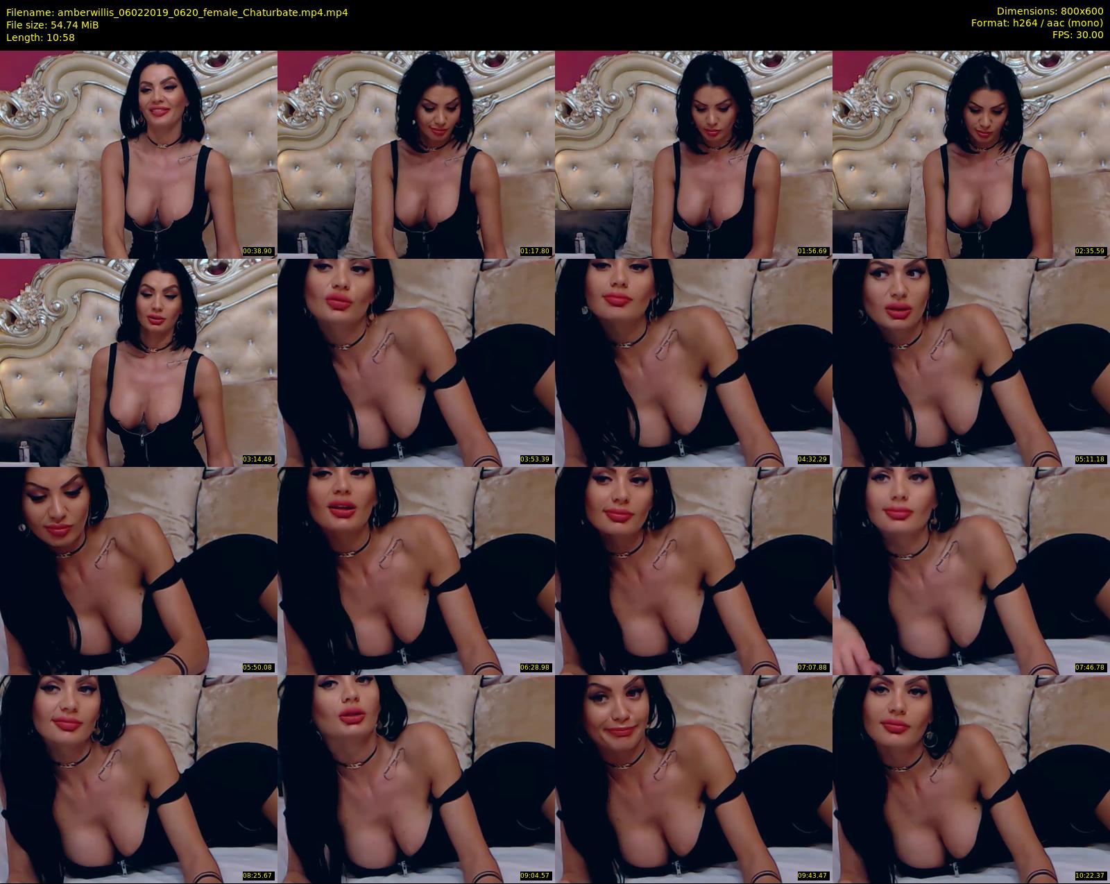 amberwillis — 11 minute Chaturbate female cam show recording, 480p, Feb 6, 2019