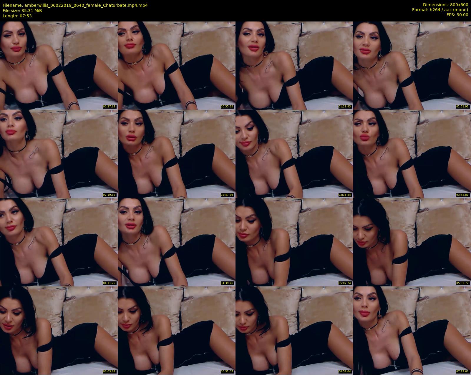 amberwillis — 8 minute Chaturbate female cam show recording, 480p, Feb 6, 2019