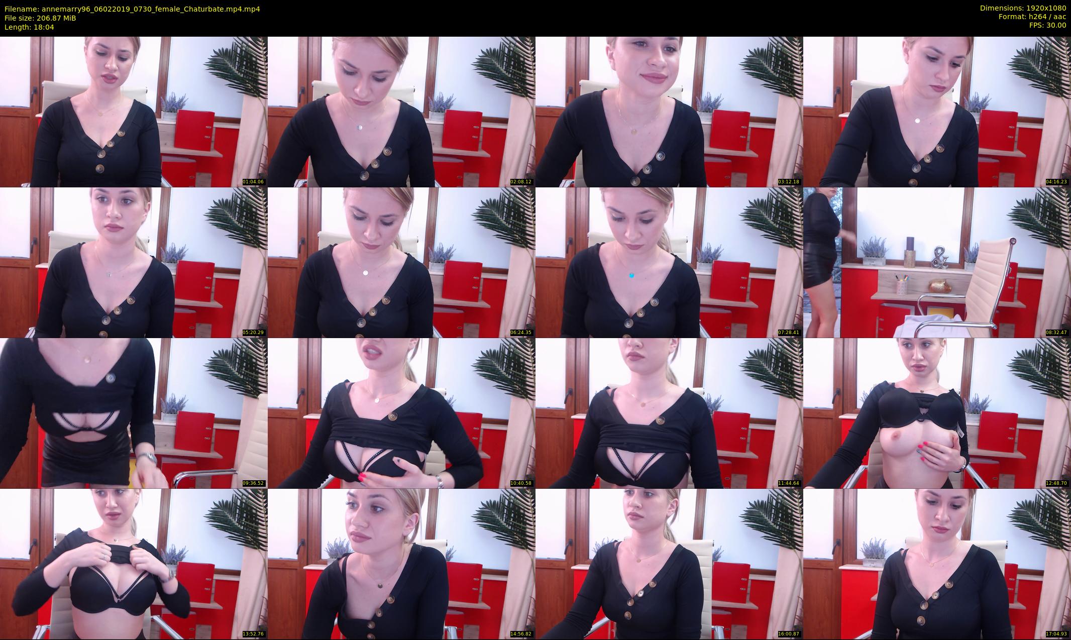 annemarry96 — 19 minute Chaturbate female cam show recording, 1080p, Feb 6, 2019