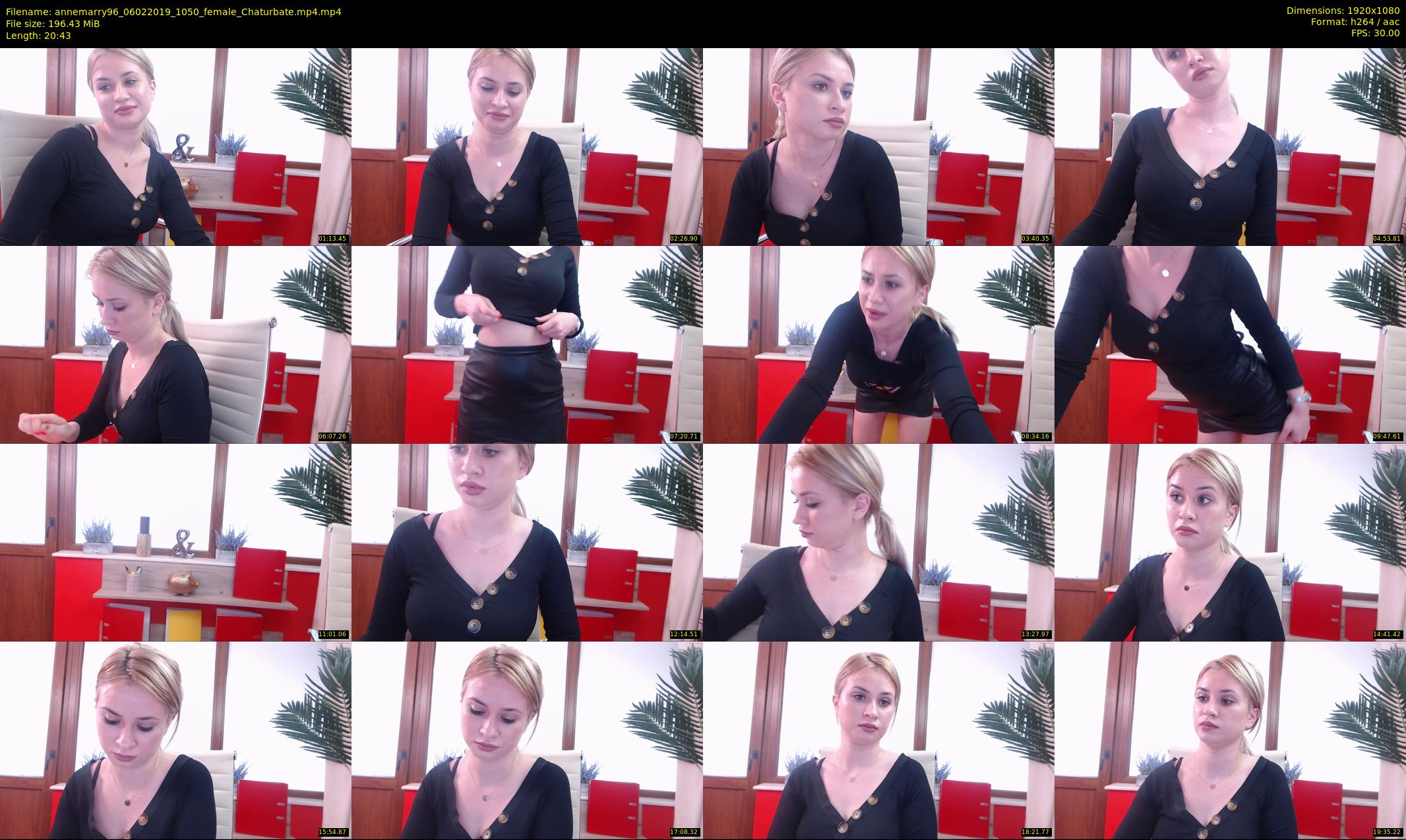 annemarry96 — 21 minute Chaturbate female cam show recording, 1080p, Feb 6, 2019