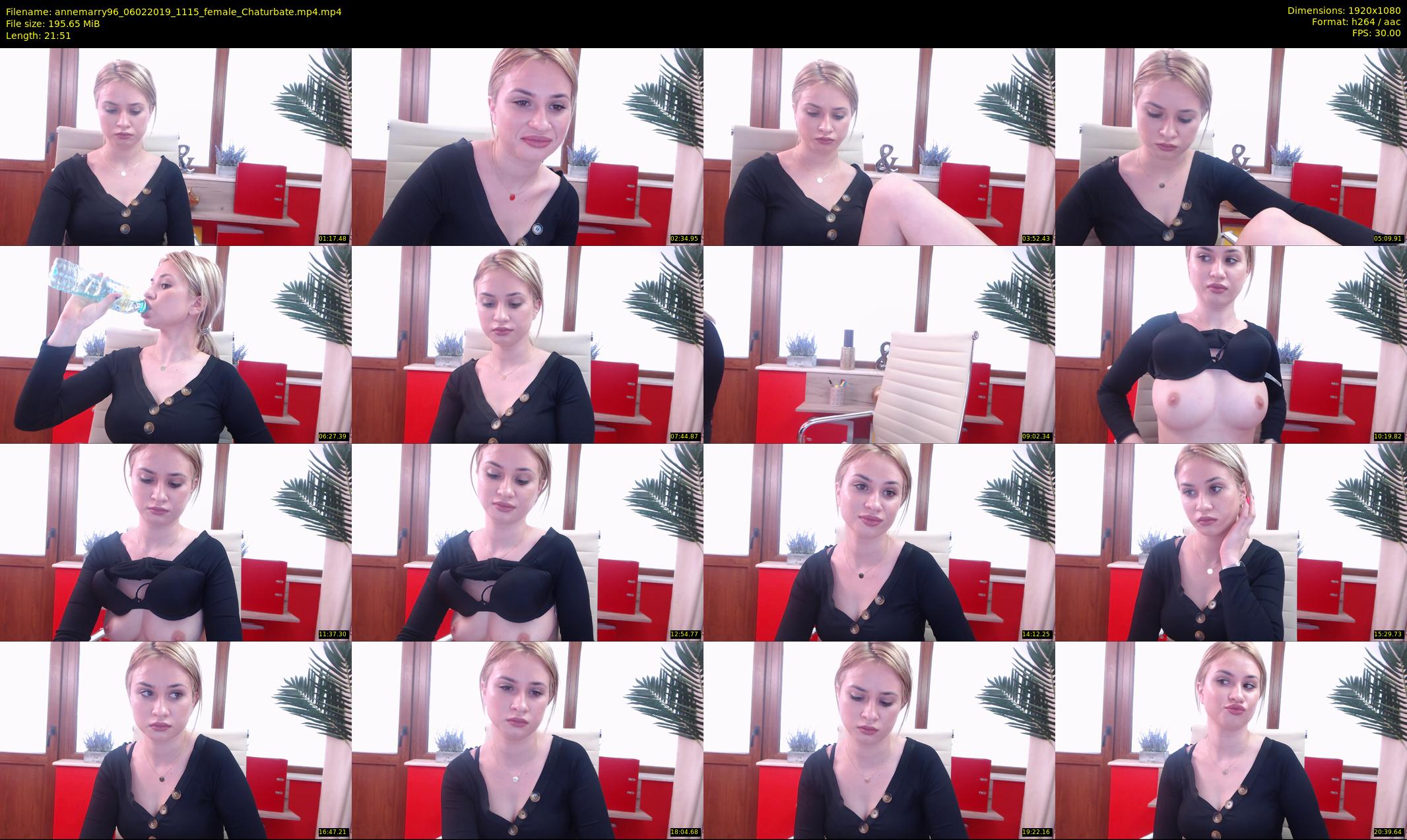 annemarry96 — 22 minute Chaturbate female cam show recording, 1080p, Feb 6, 2019