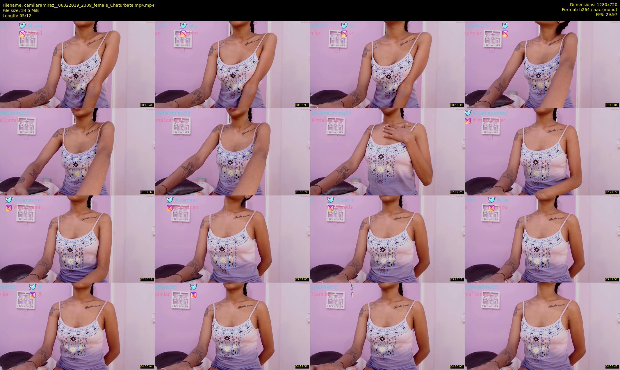 camilaramirez_ — 6 minute Chaturbate female cam show recording, 720p, Feb 6, 2019