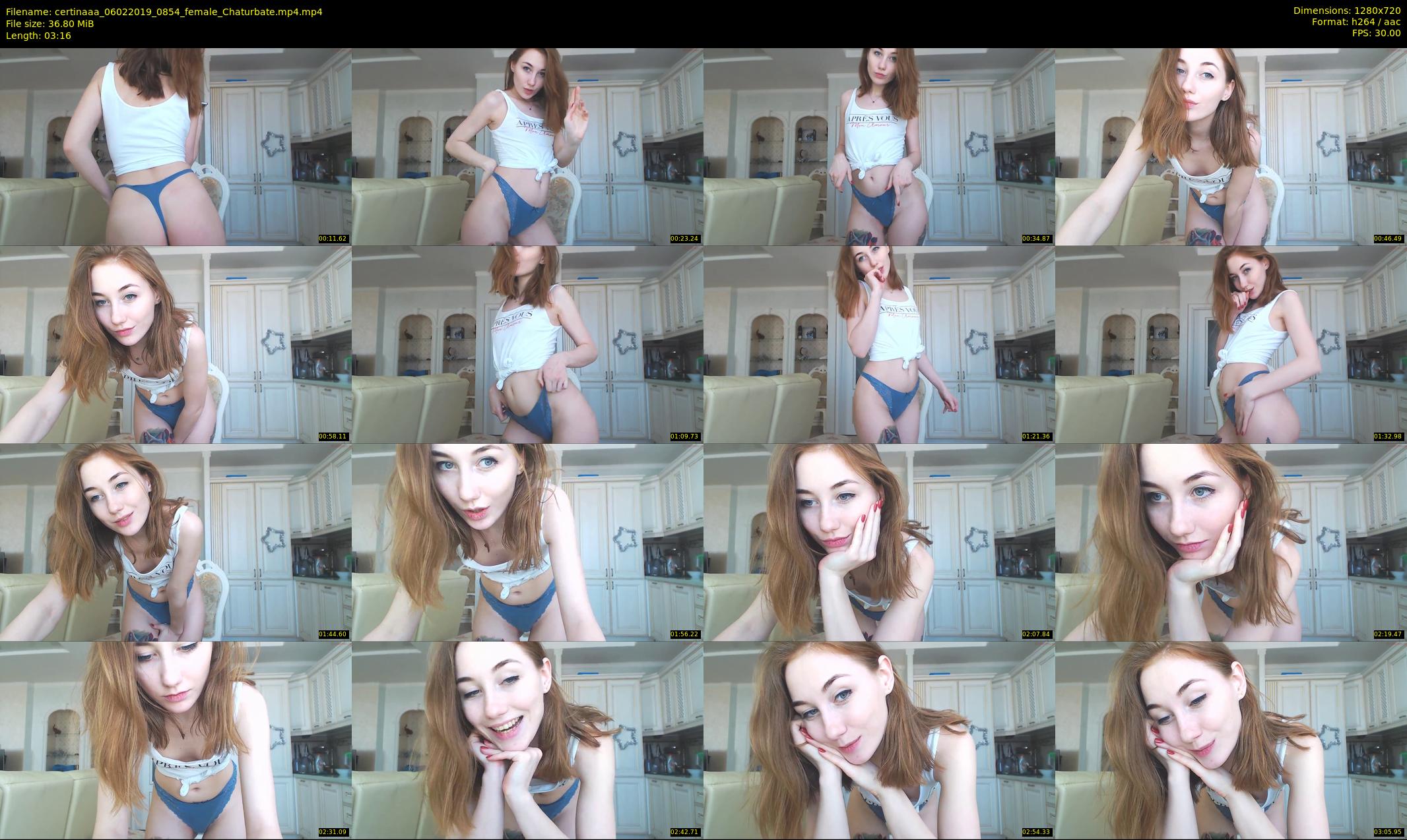 certinaaa — 4 minute Chaturbate female cam show recording, 720p, Feb 6, 2019