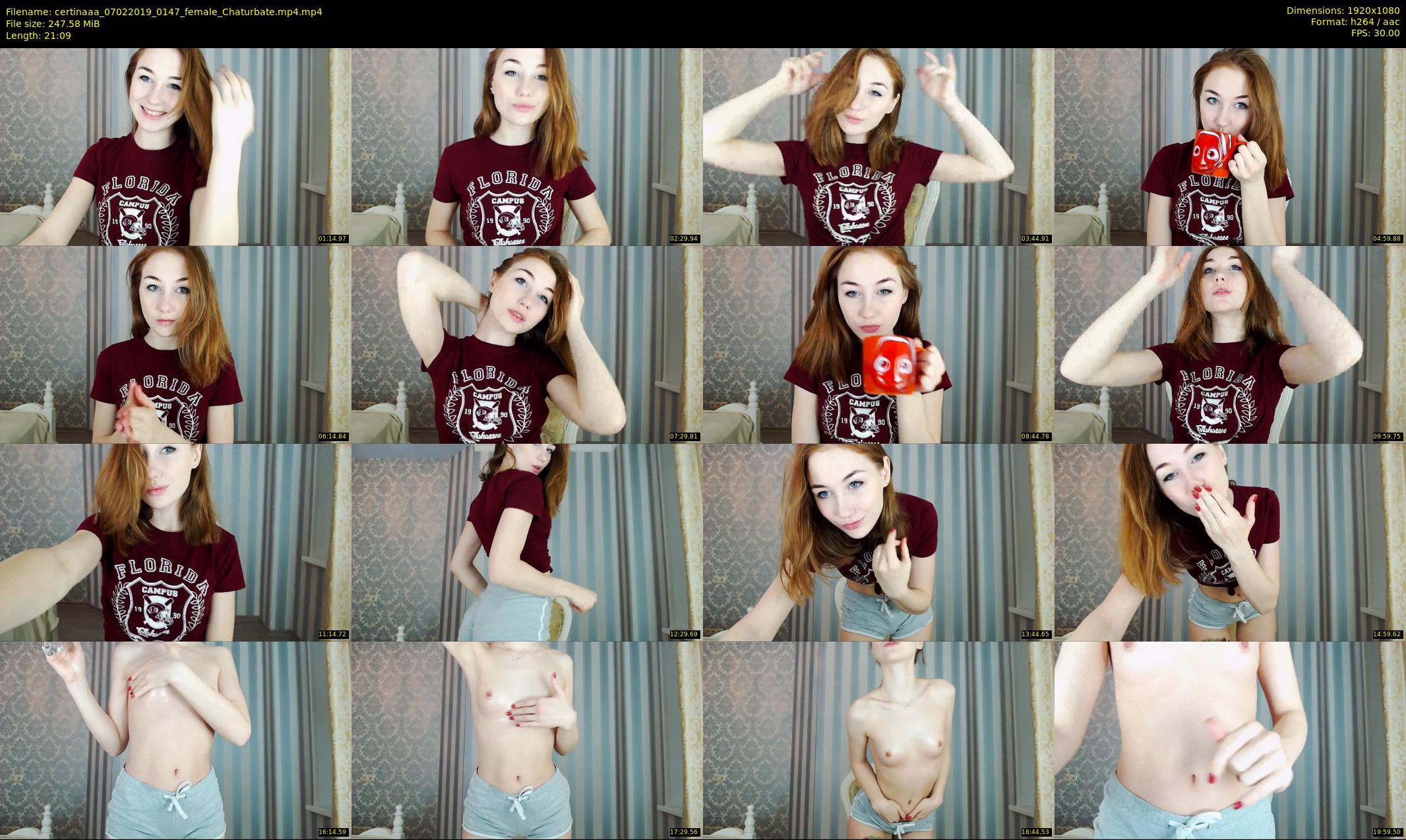 certinaaa — 22 minute Chaturbate female cam show recording, 1080p, Feb 7, 2019