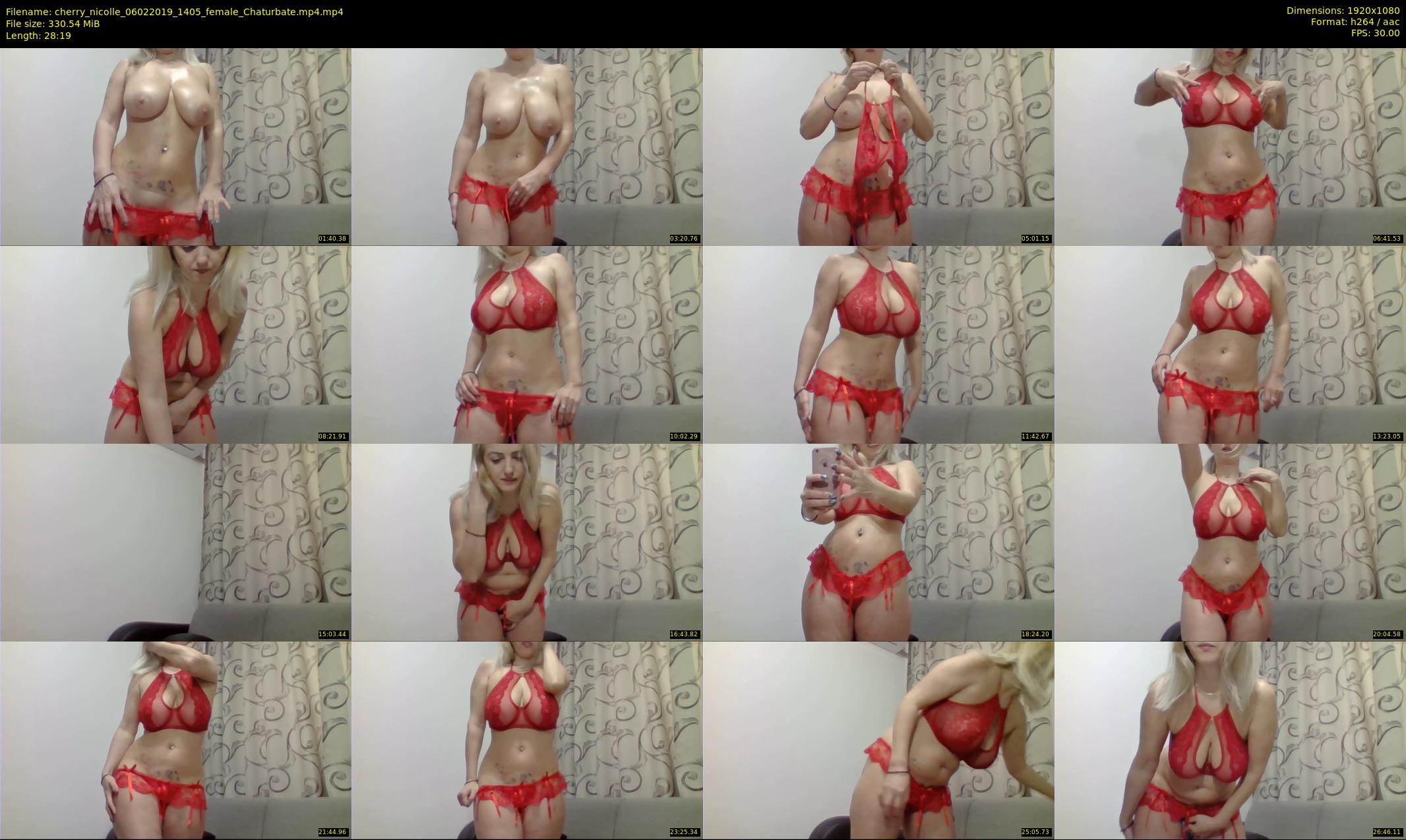 cherry_nicolle — 29 minute Chaturbate female cam show recording, 1080p, Feb 6, 2019