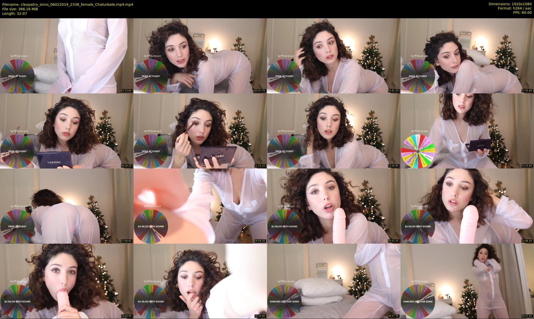 cleopatra_sinns — 33 minute Chaturbate female cam show recording, 1080p, Feb 6, 2019