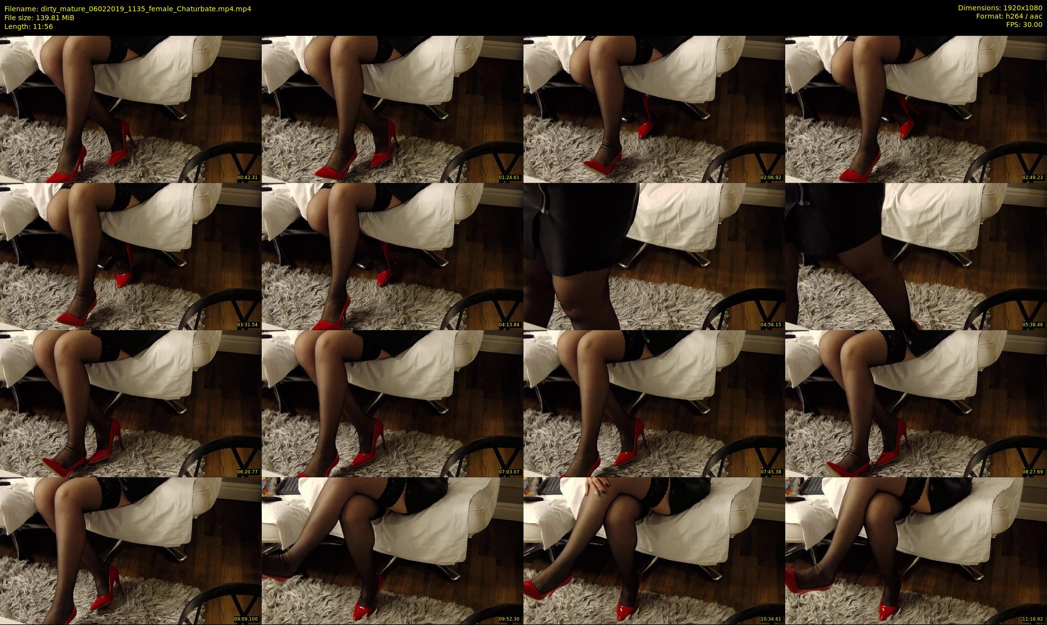 dirty_mature — 12 minute Chaturbate female cam show recording, 1080p, Feb 6, 2019