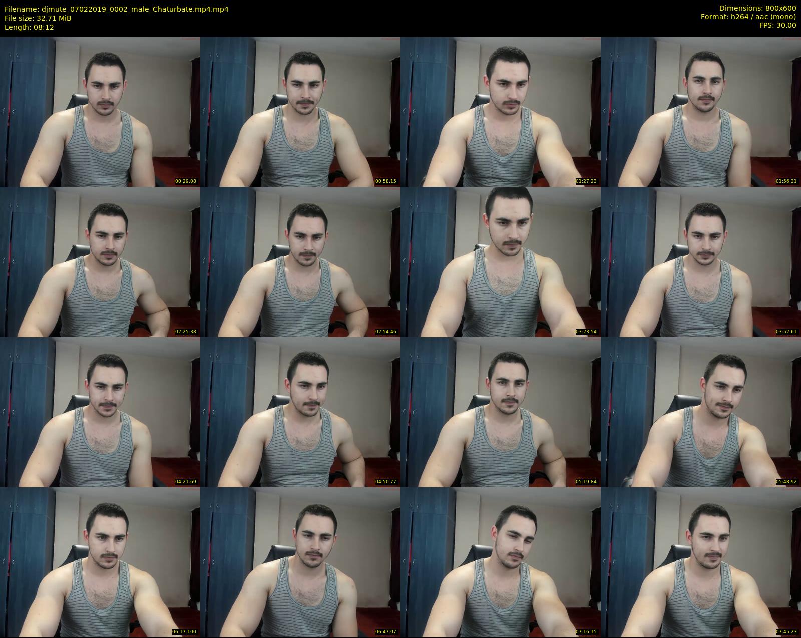 djmute — 9 minute Chaturbate male cam show recording, 480p, Feb 7, 2019