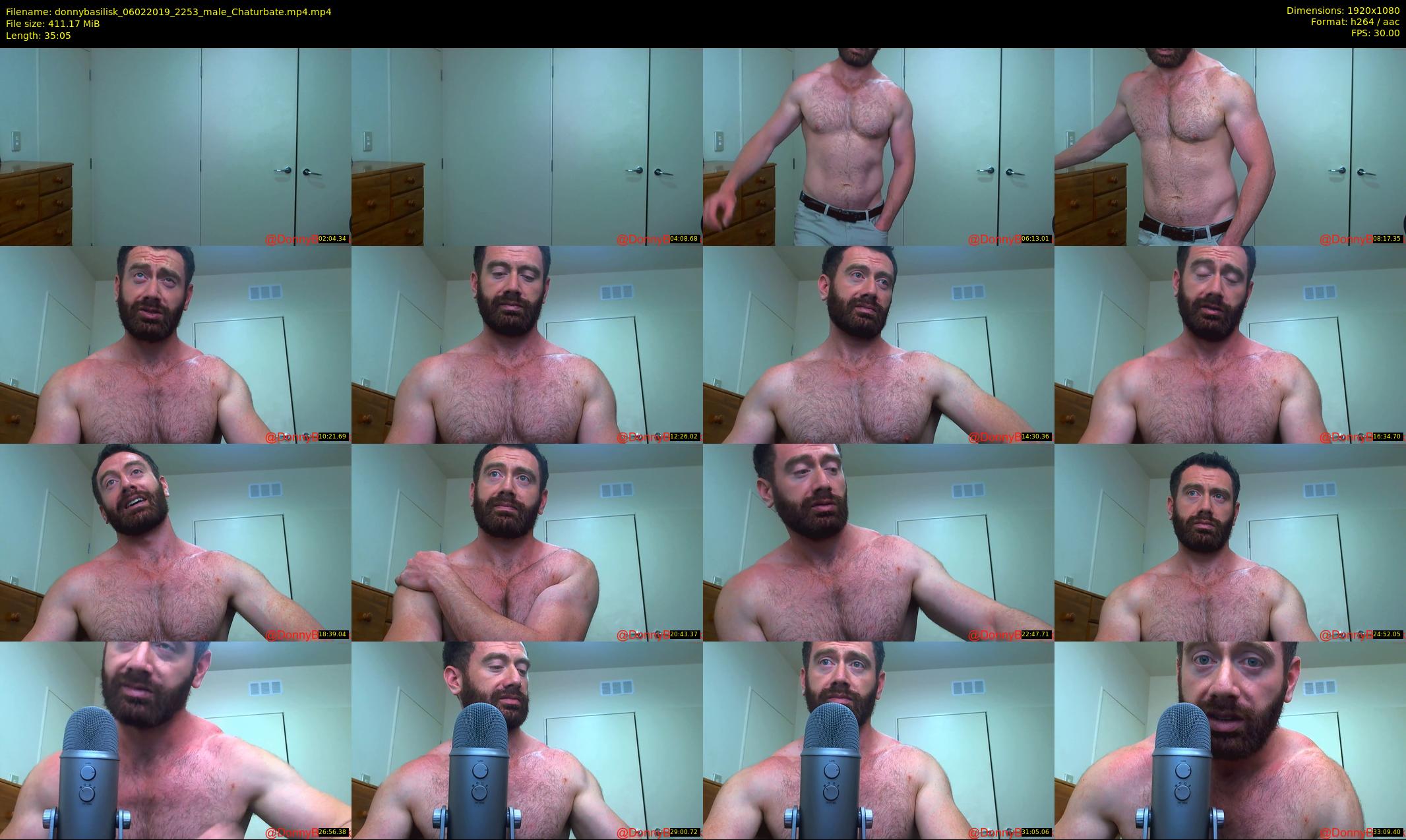 donnybasilisk — 36 minute Chaturbate male cam show recording, 1080p, Feb 6, 2019