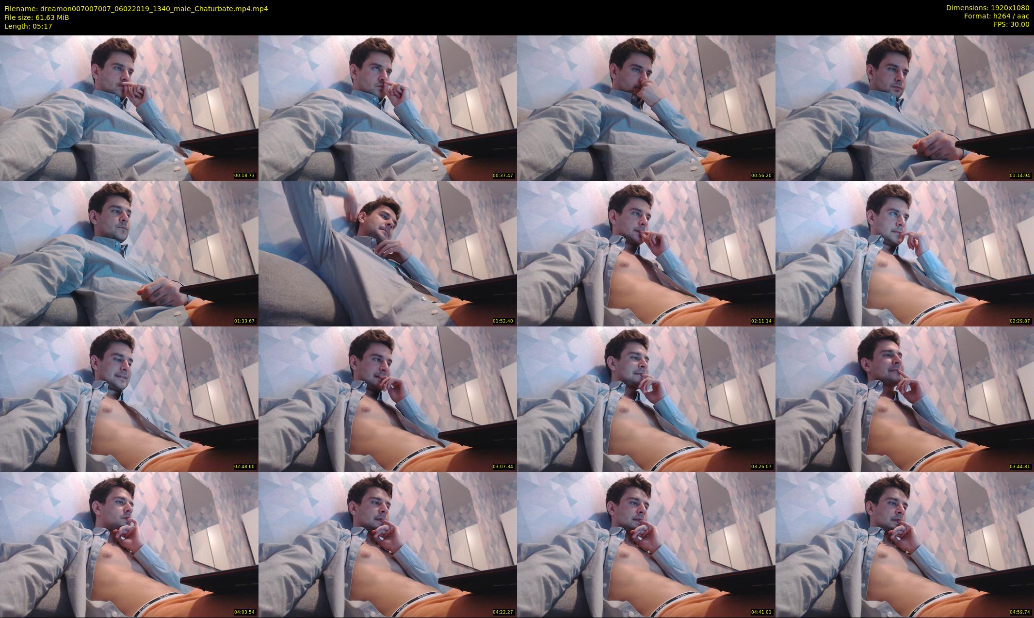 dreamon007007007 — 6 minute Chaturbate male cam show recording, 1080p, Feb 6, 2019